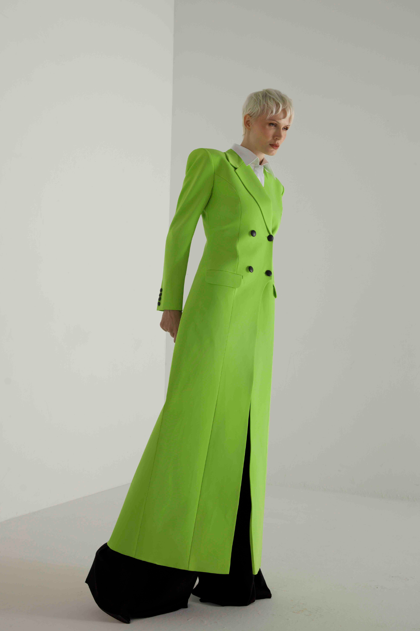 Double Breasted Long Coat