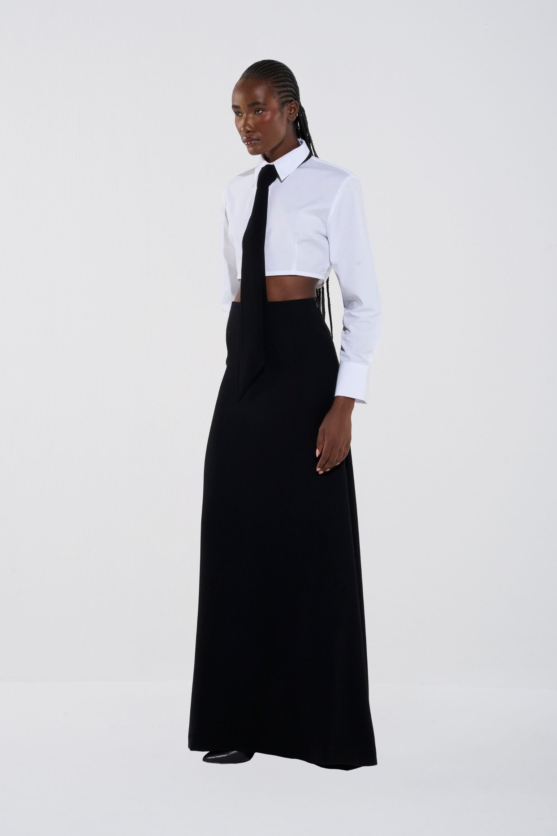 Elegant High-Waisted Maxi Skirt
