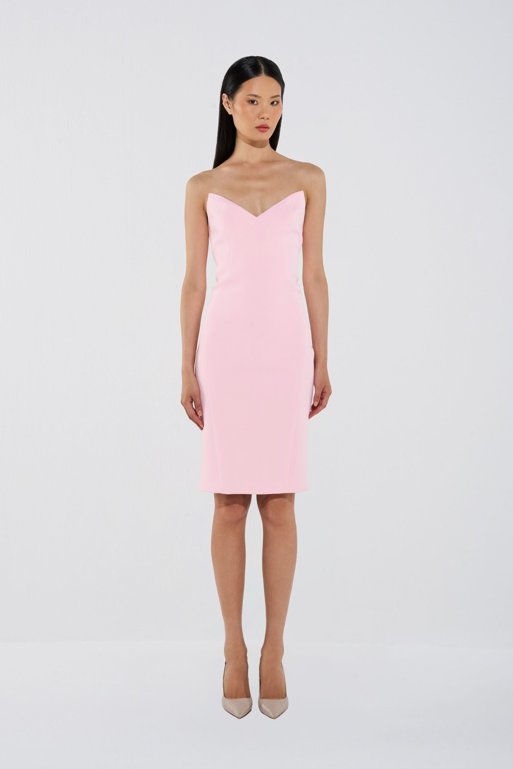 Strapless Sweetheart Pencil Dress