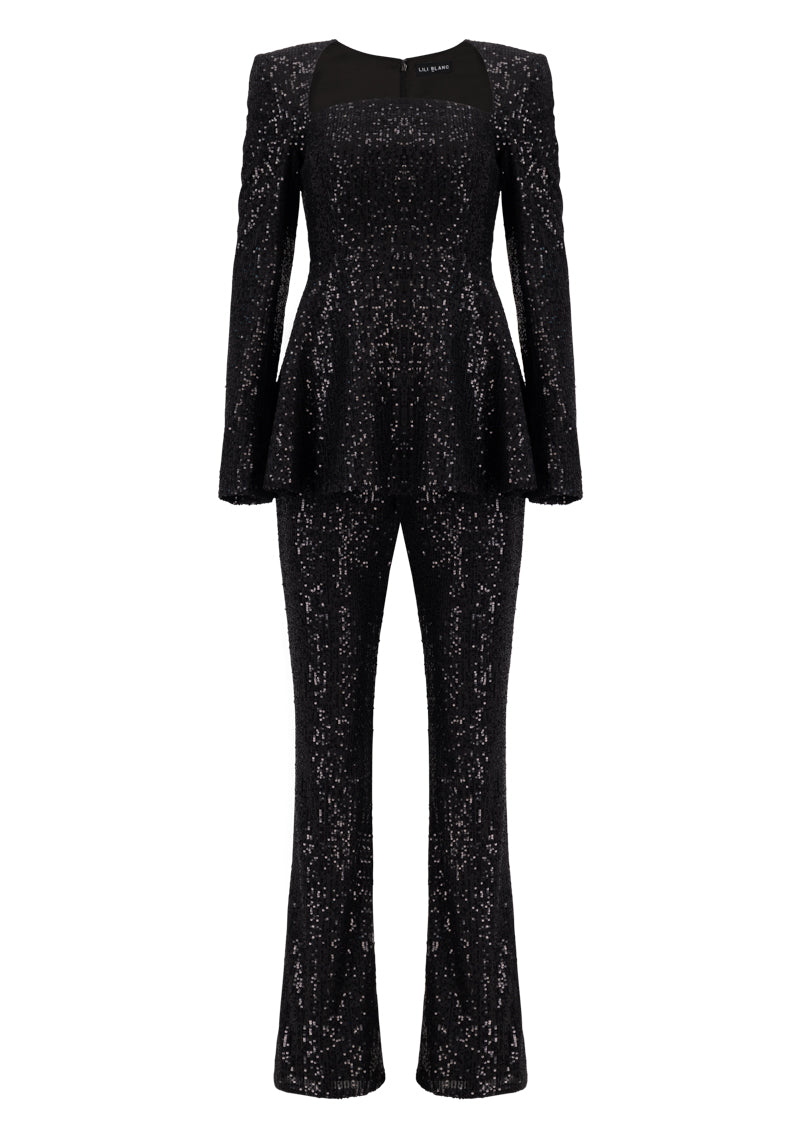 Lili Blanc Sequin Tailored Suit
