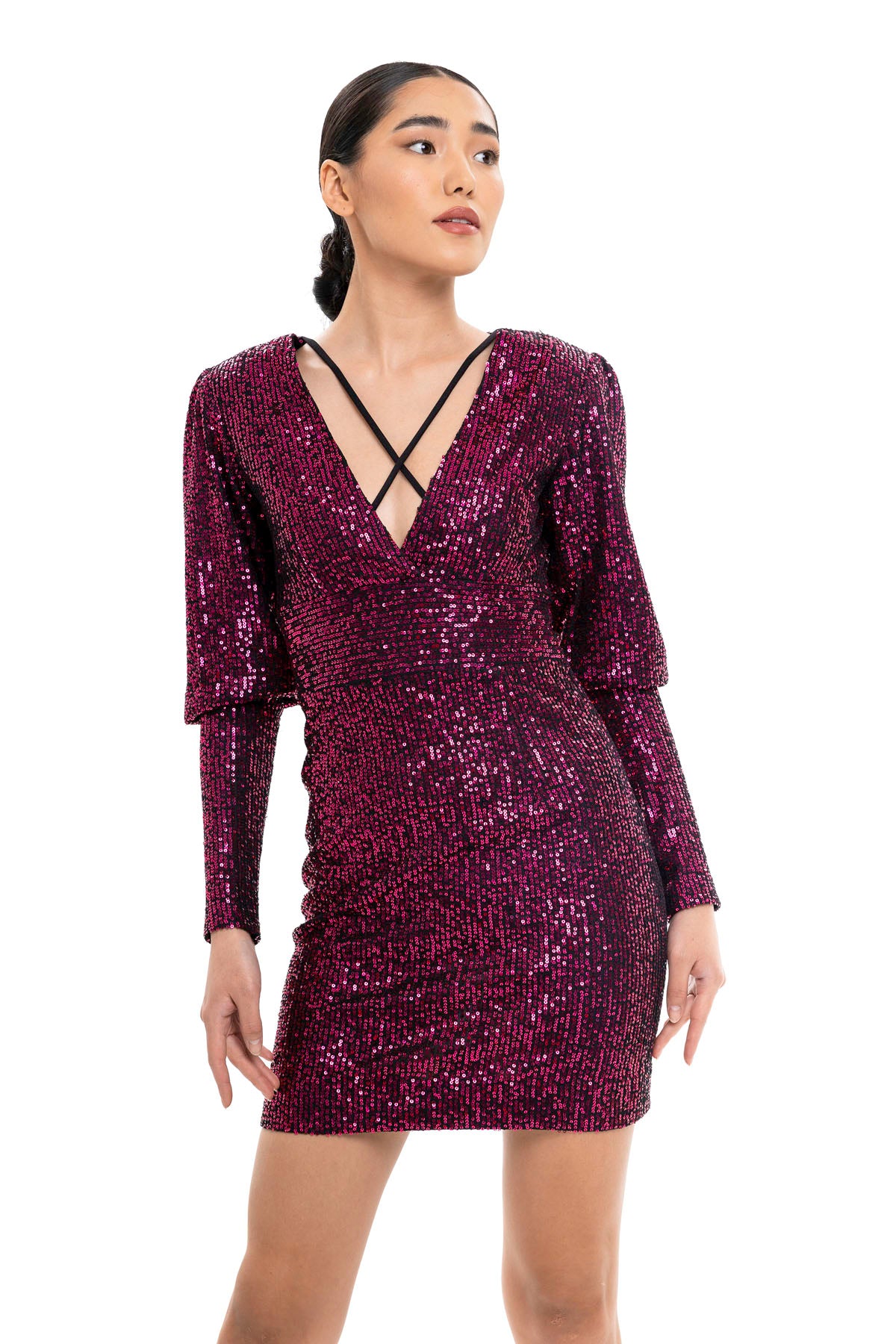 The Glam Short Sequin Dress By Lili Blanc