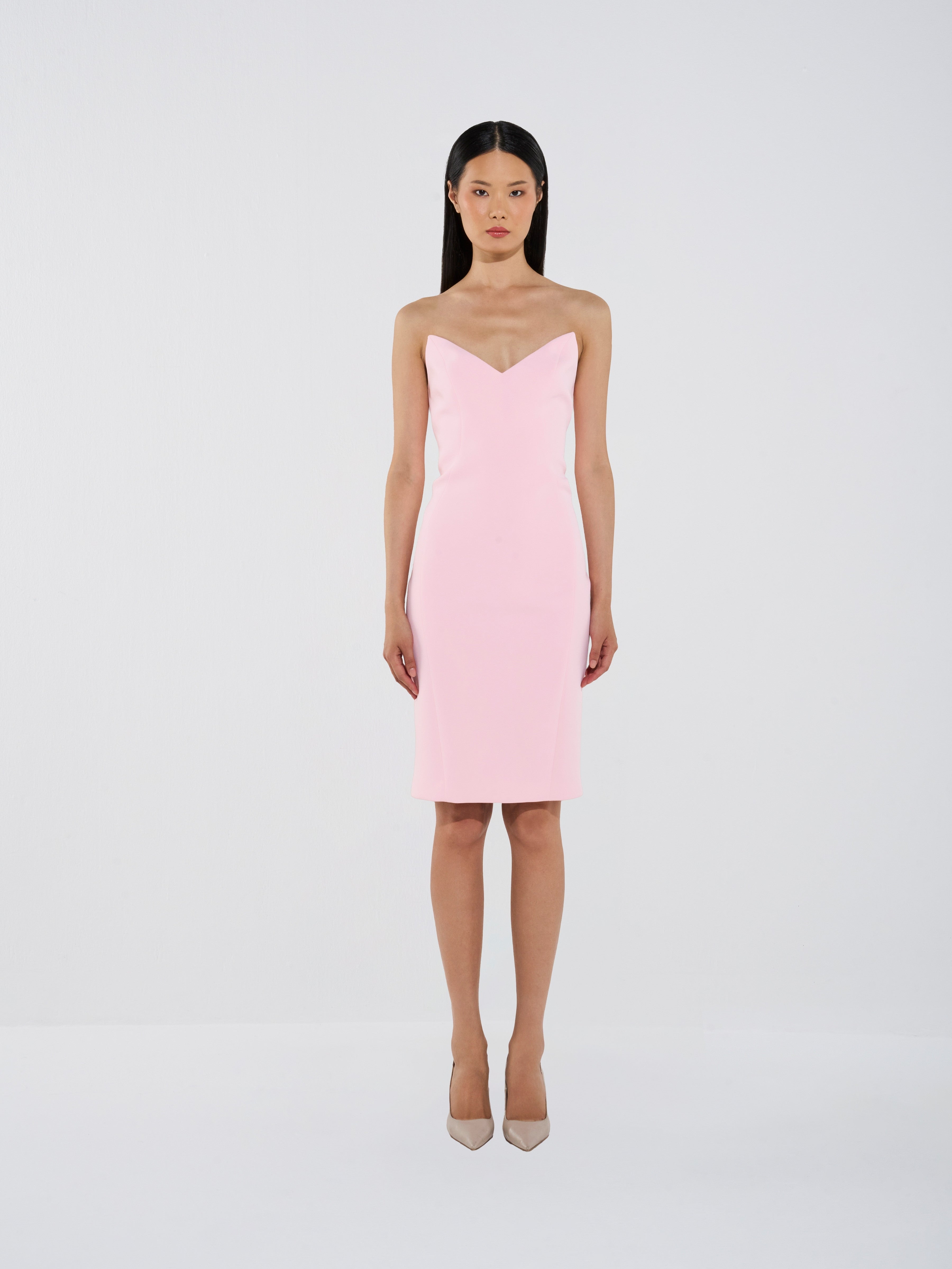 Strapless Sweetheart Pencil Dress