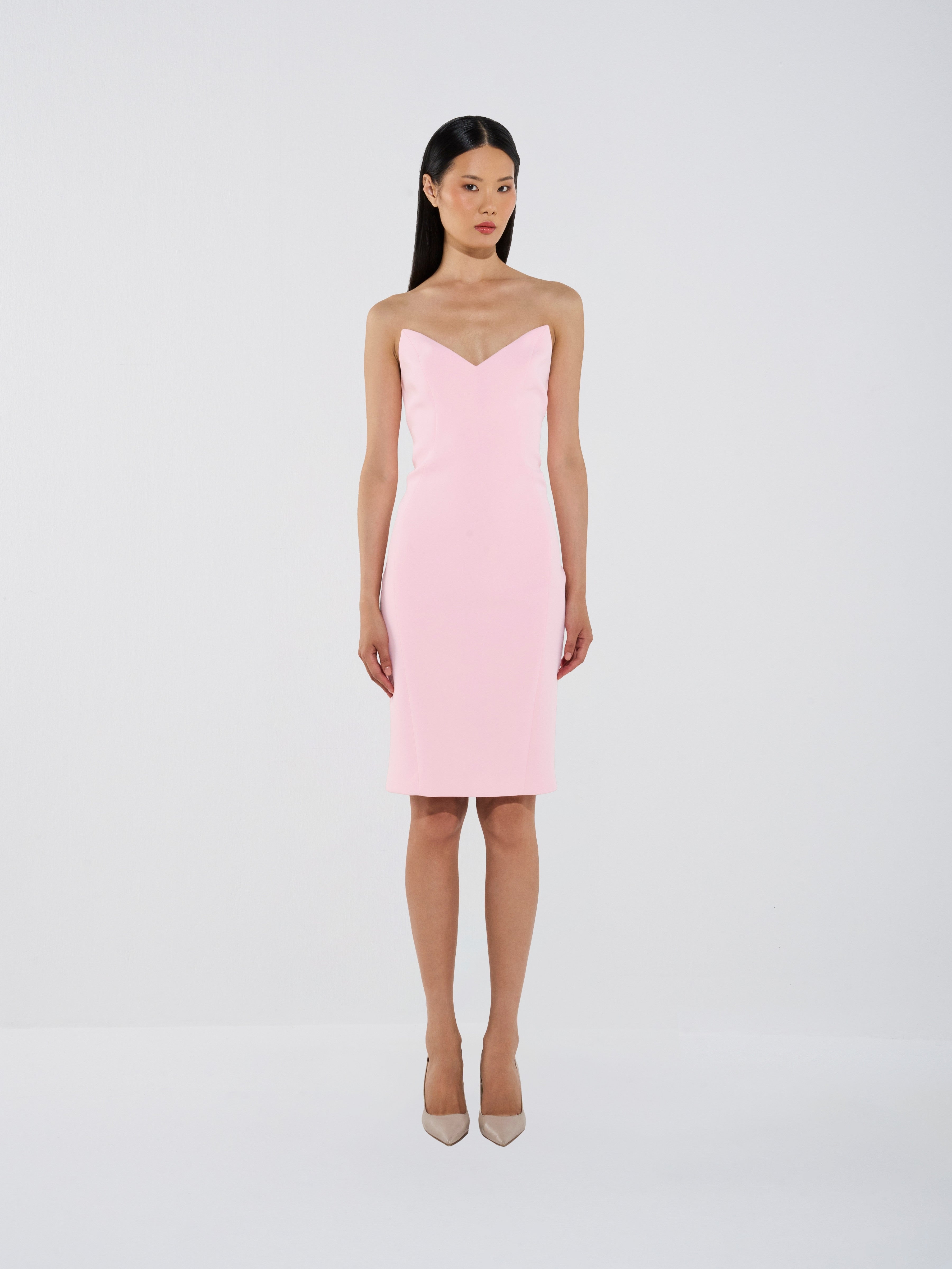 Strapless Sweetheart Pencil Dress