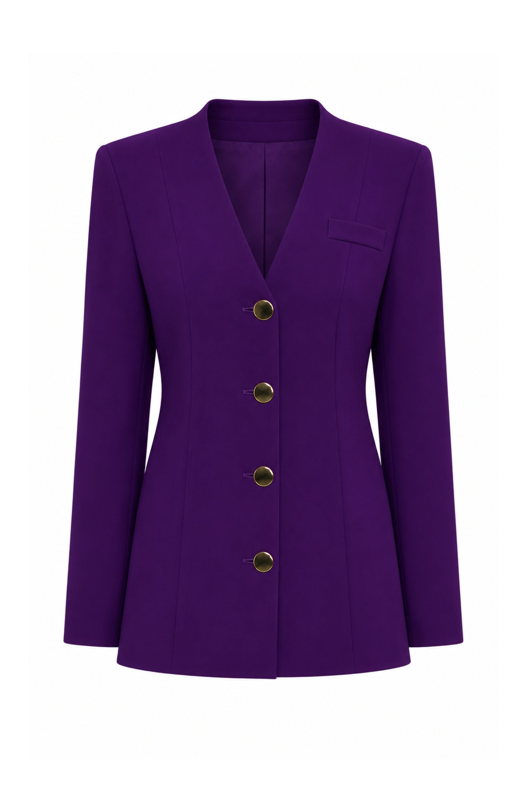 Sophisticated Lapel-Free Co-Ord