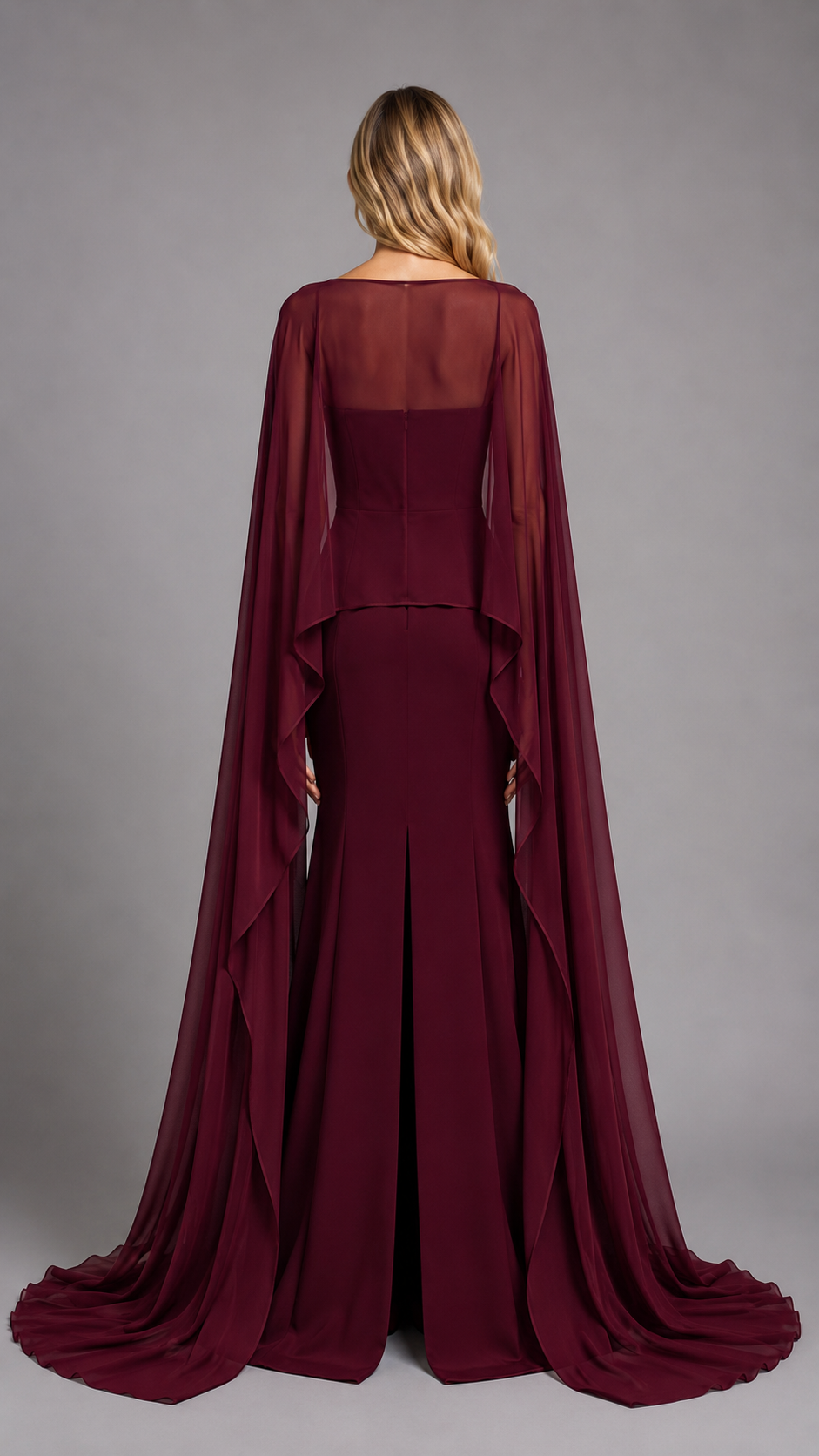 Cape Column Dress