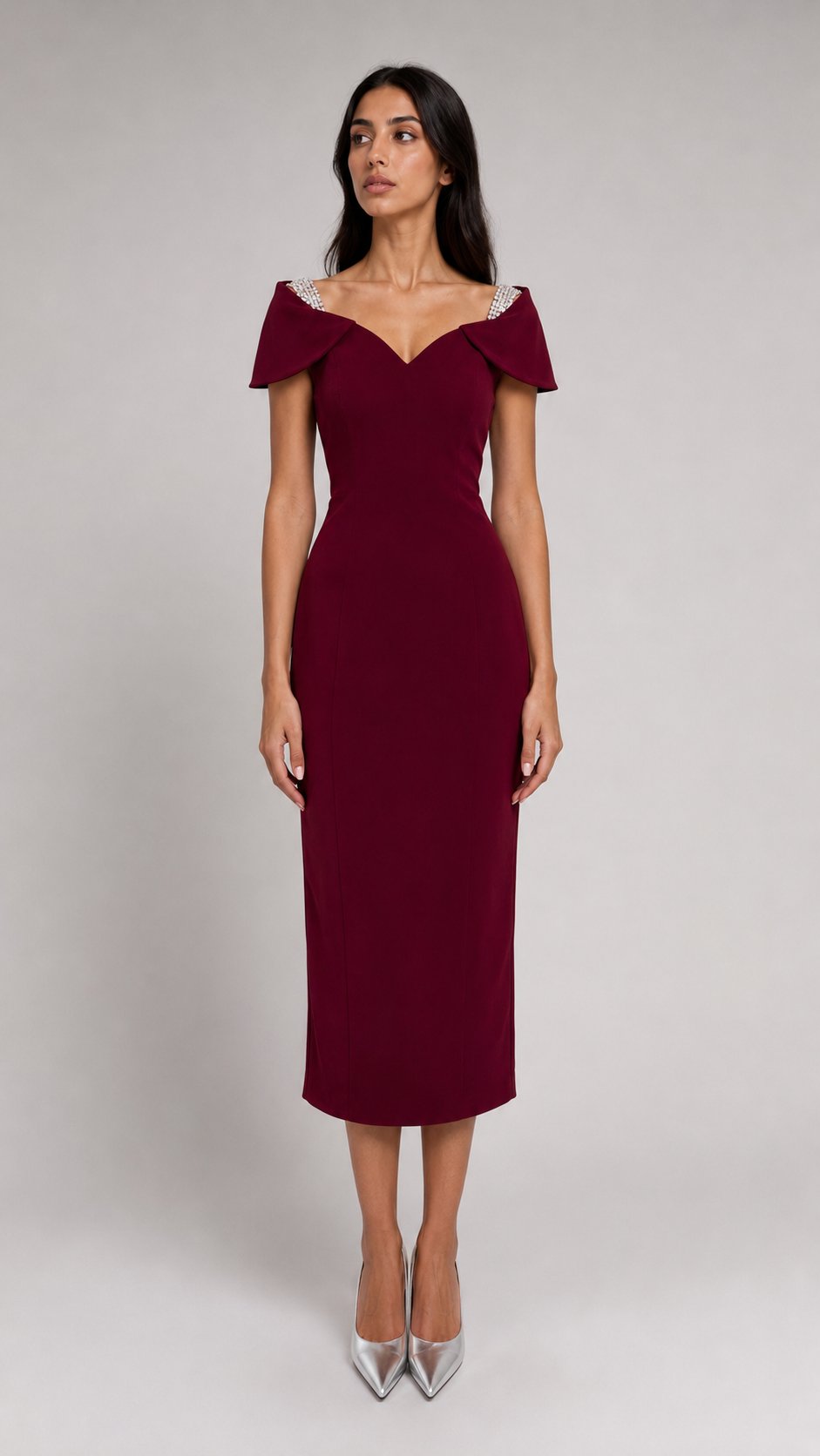 Sweetheart Midi Dress