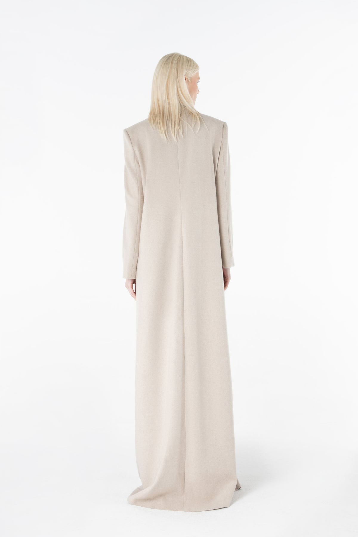 Drape Cashmere Coat
