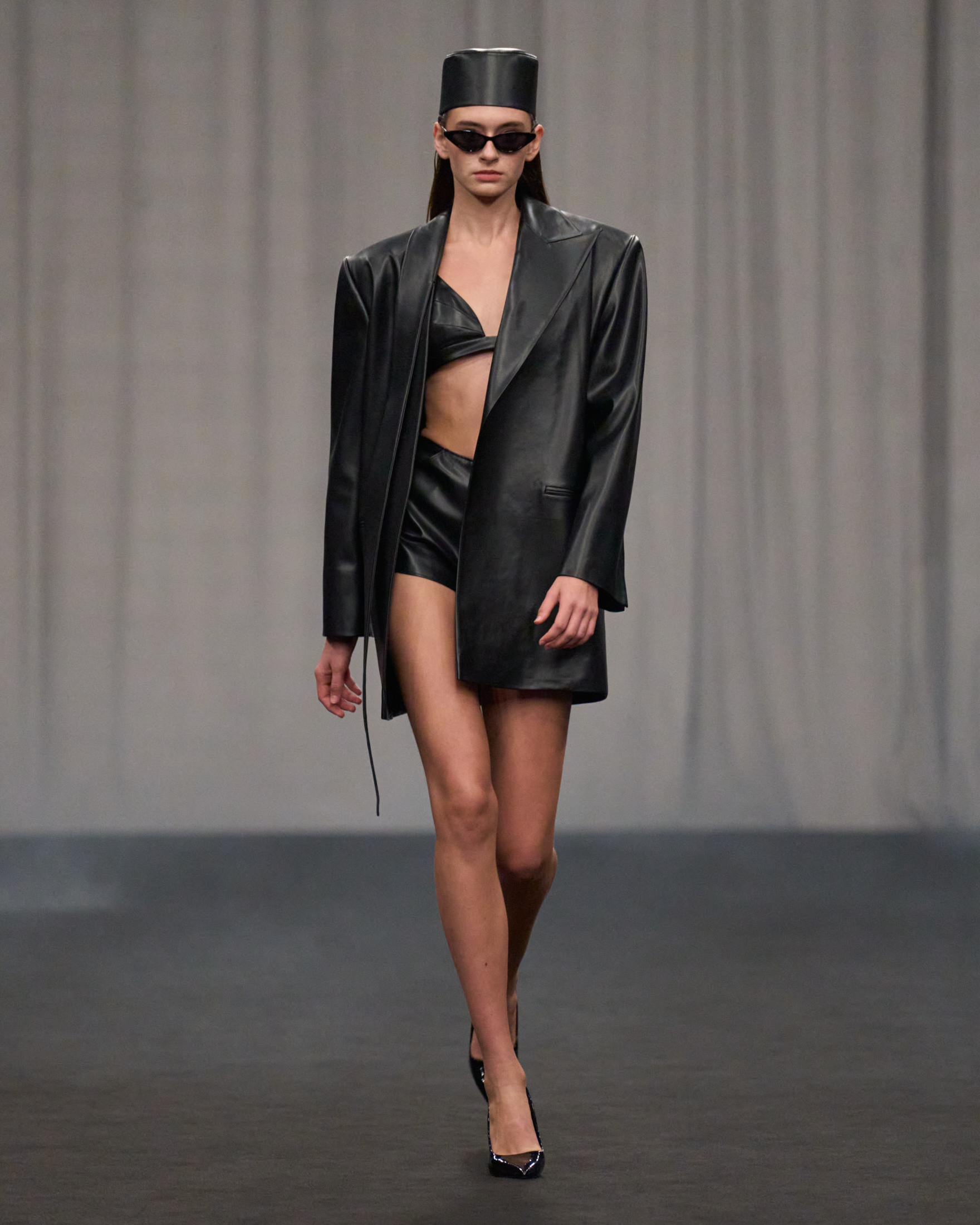 Sculpted Leather Three-Piece Set