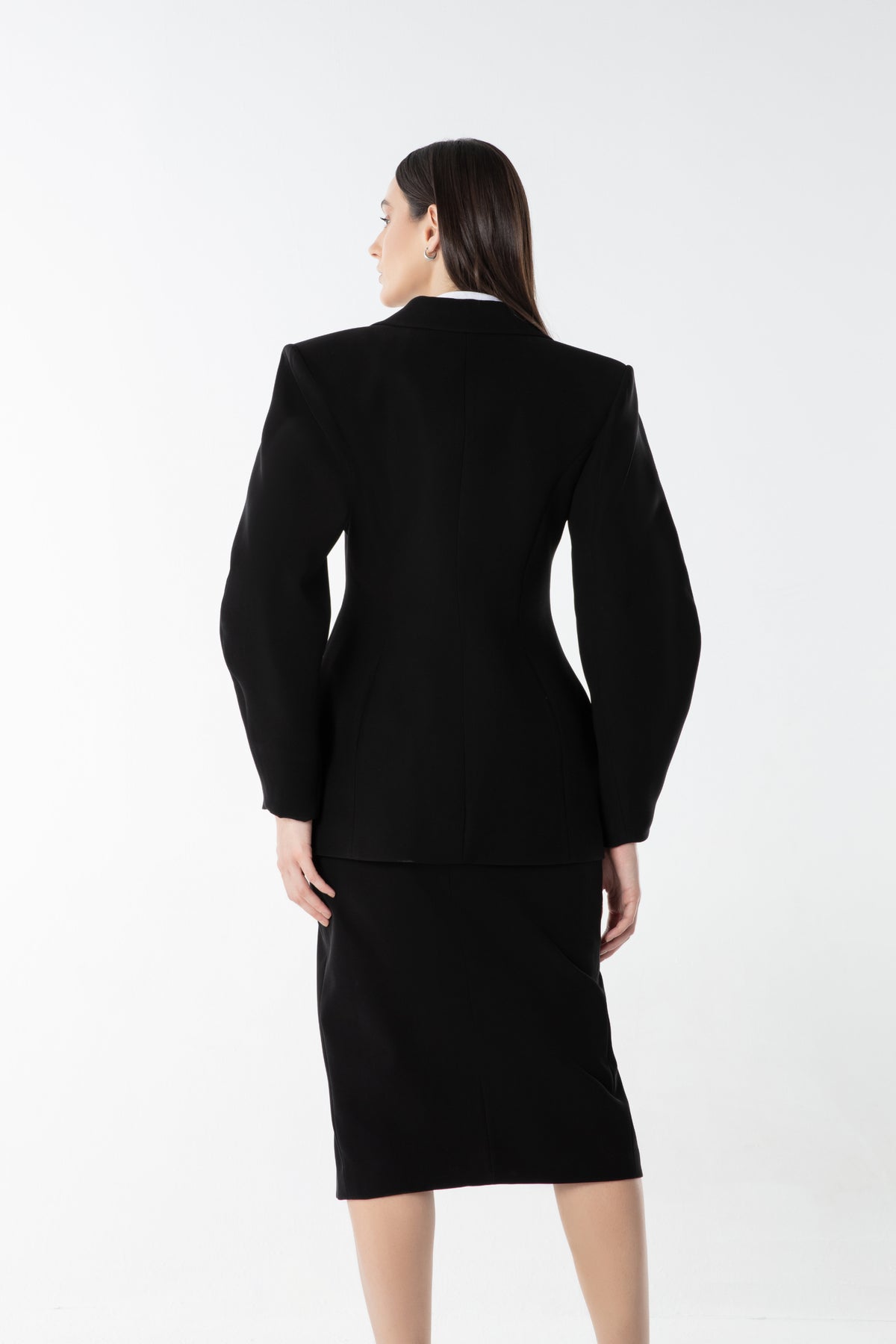 High-waisted Midi Skirt