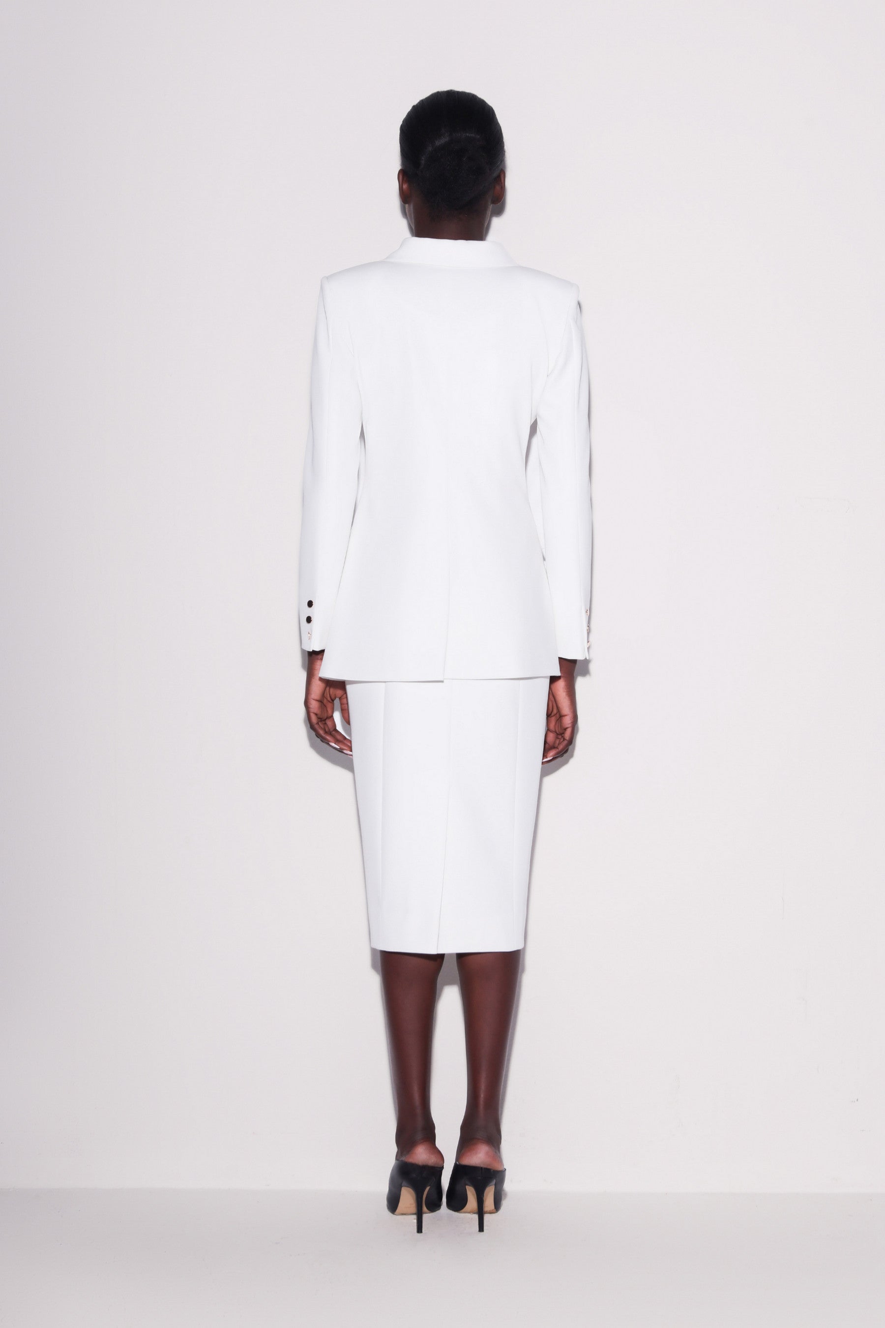 Refined Silhouette Midi Dress