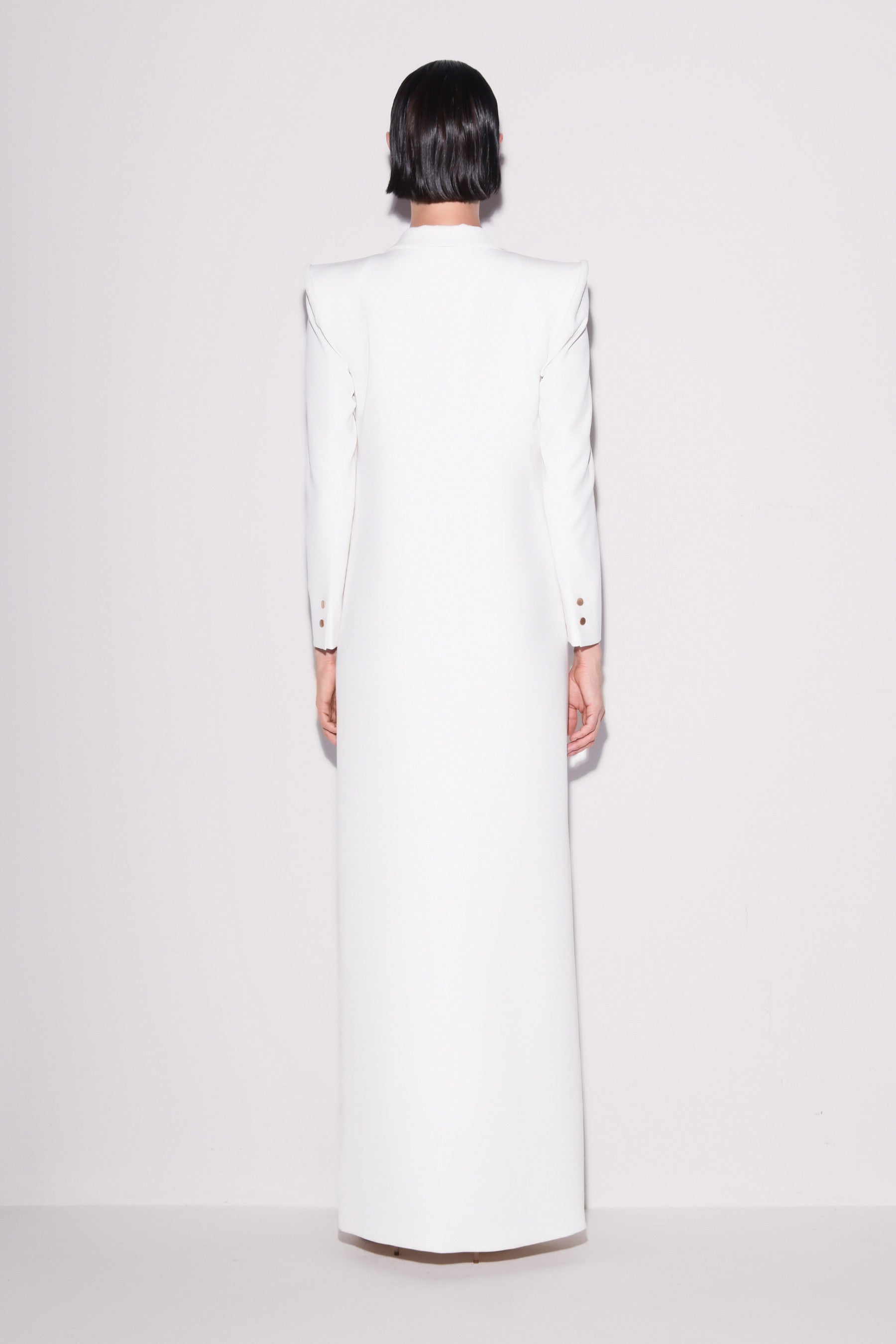 Commanding Silhouette Maxi Coat