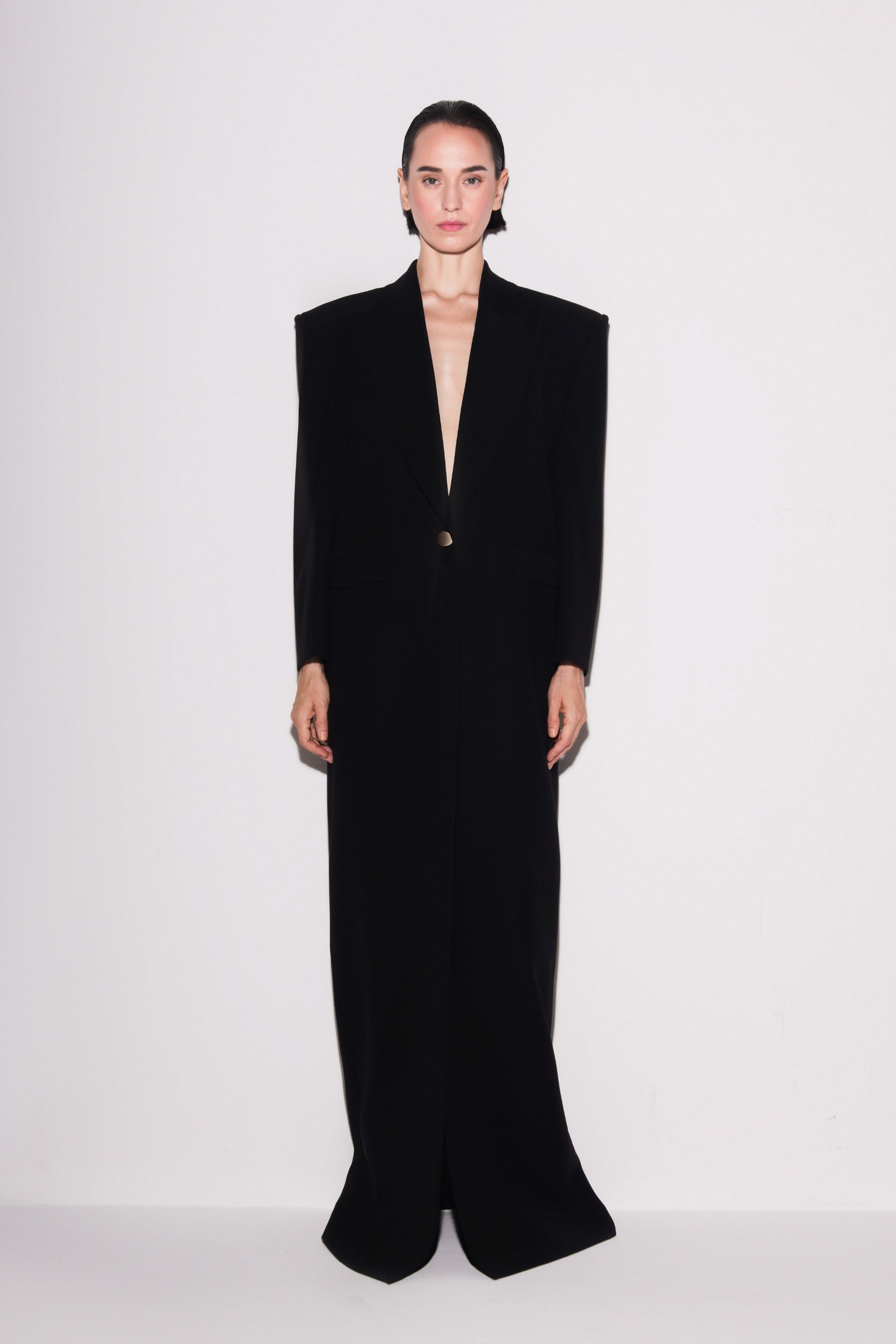 Sculptural Grace Coat