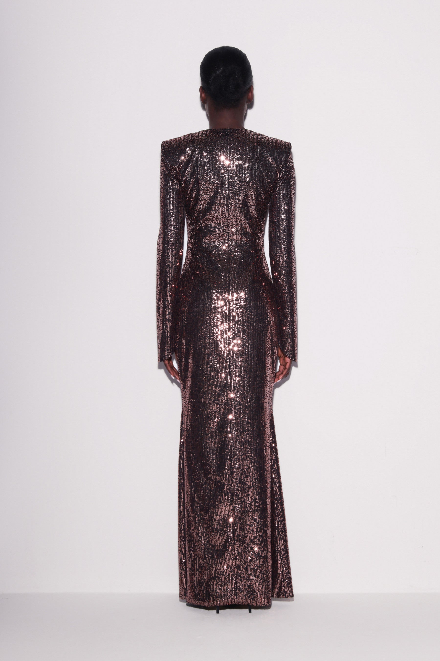 Lustrous Sequin Gown