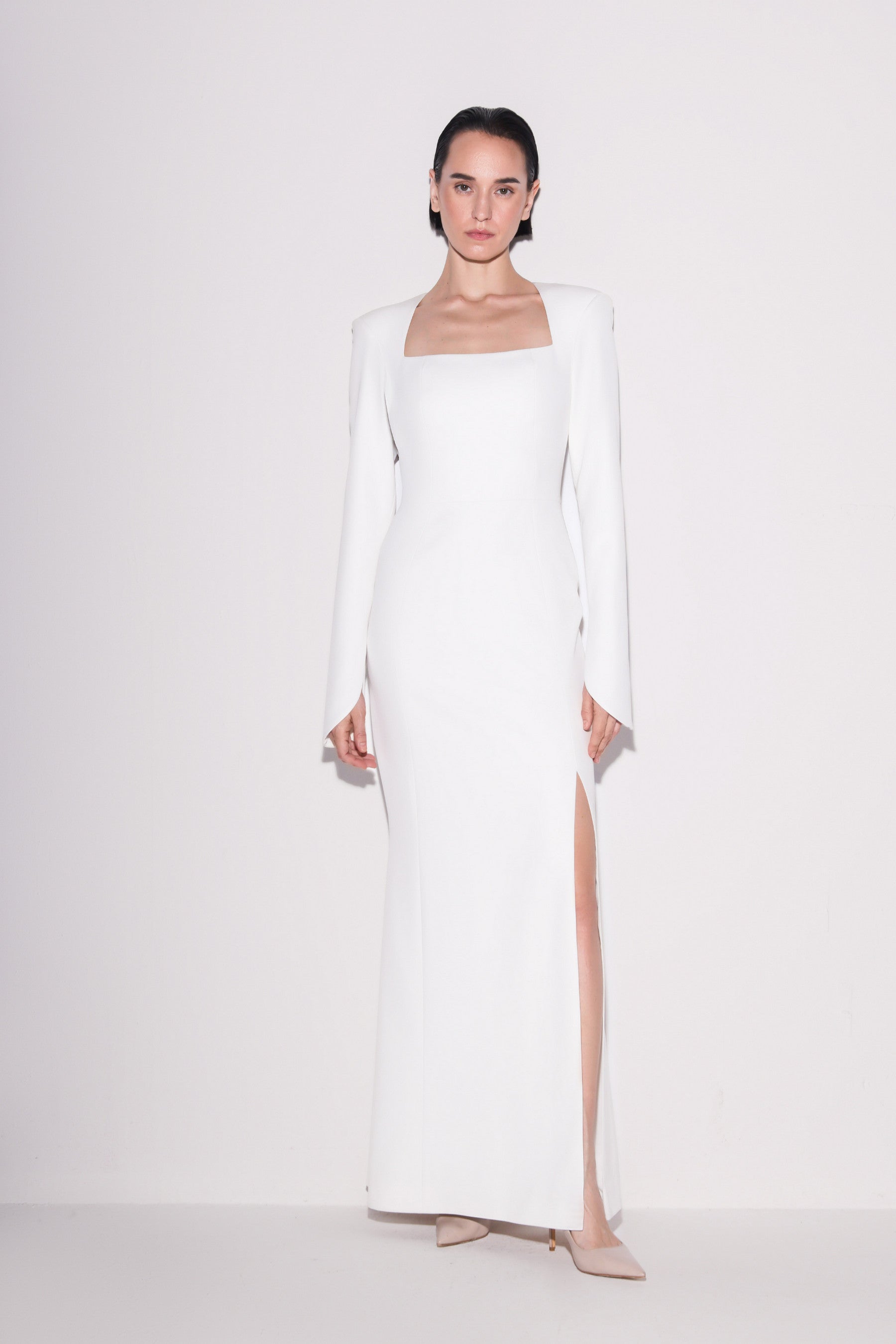 Timeless Crepe Mermaid Gown