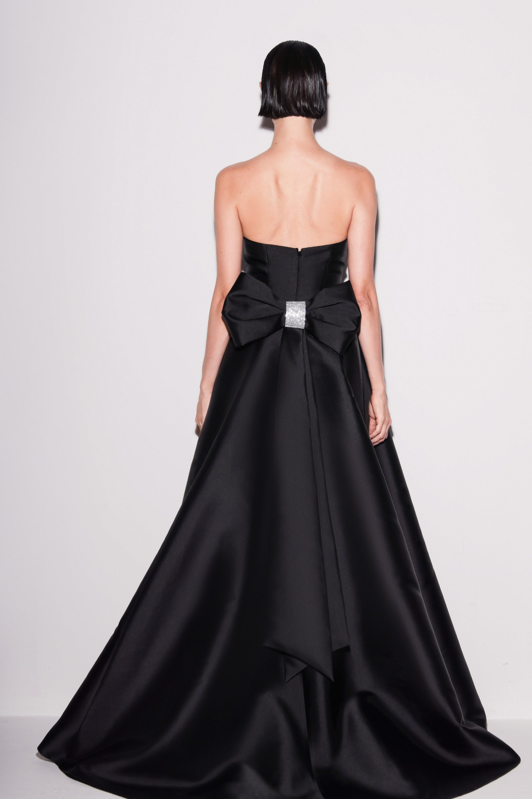 Luxury Mikado Strapless Gown