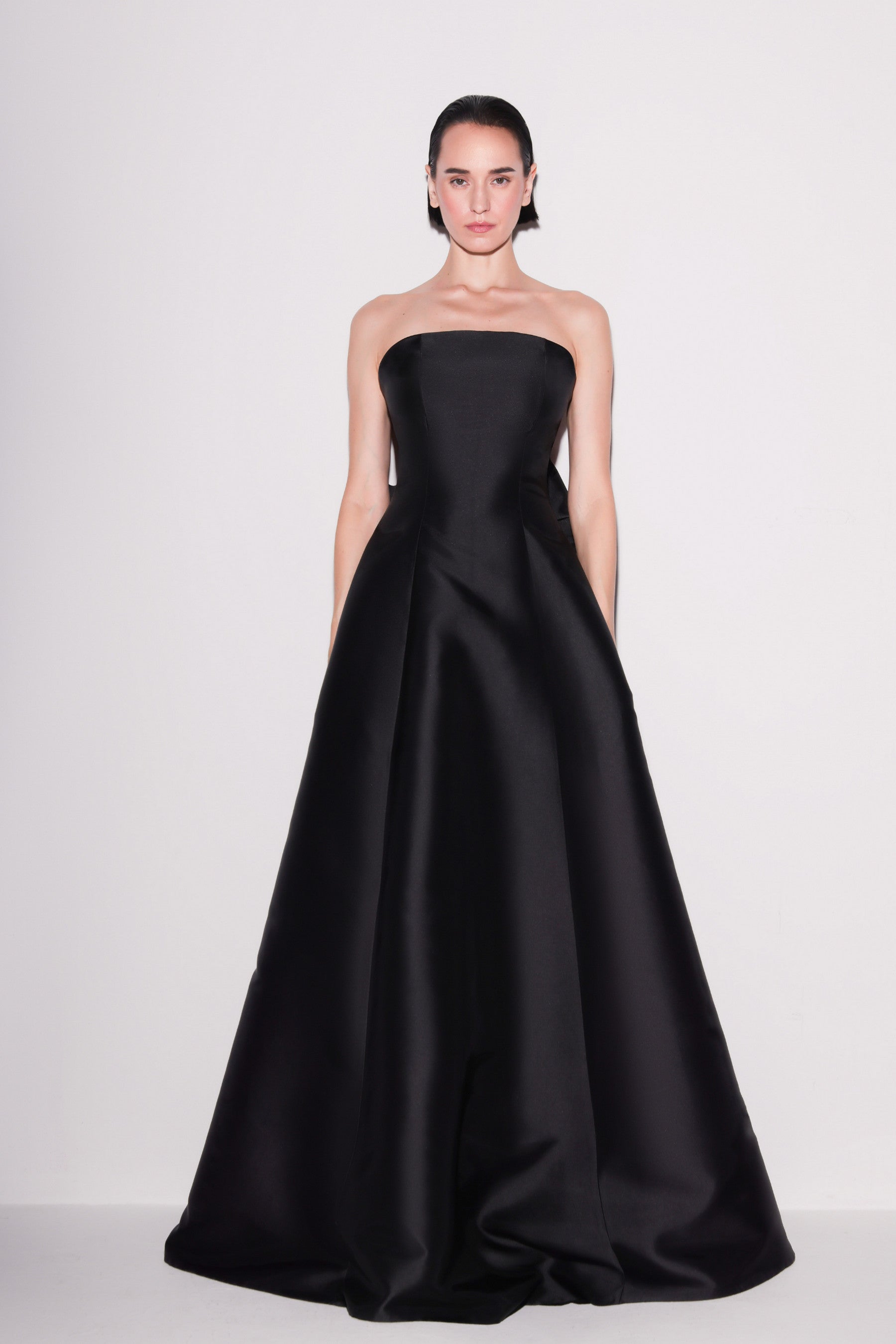 Luxury Mikado Strapless Gown