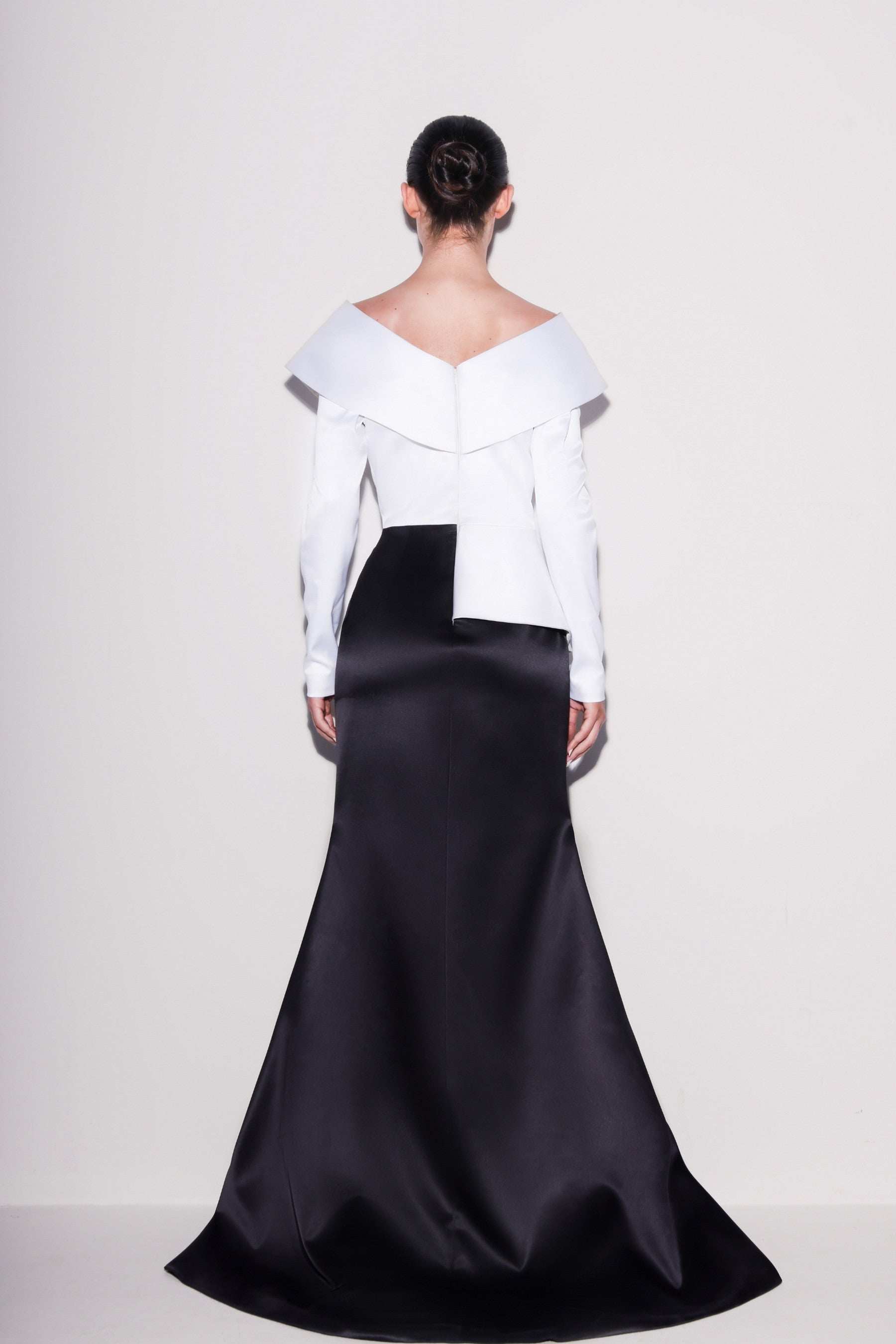 Modern Couture Taffeta Gown