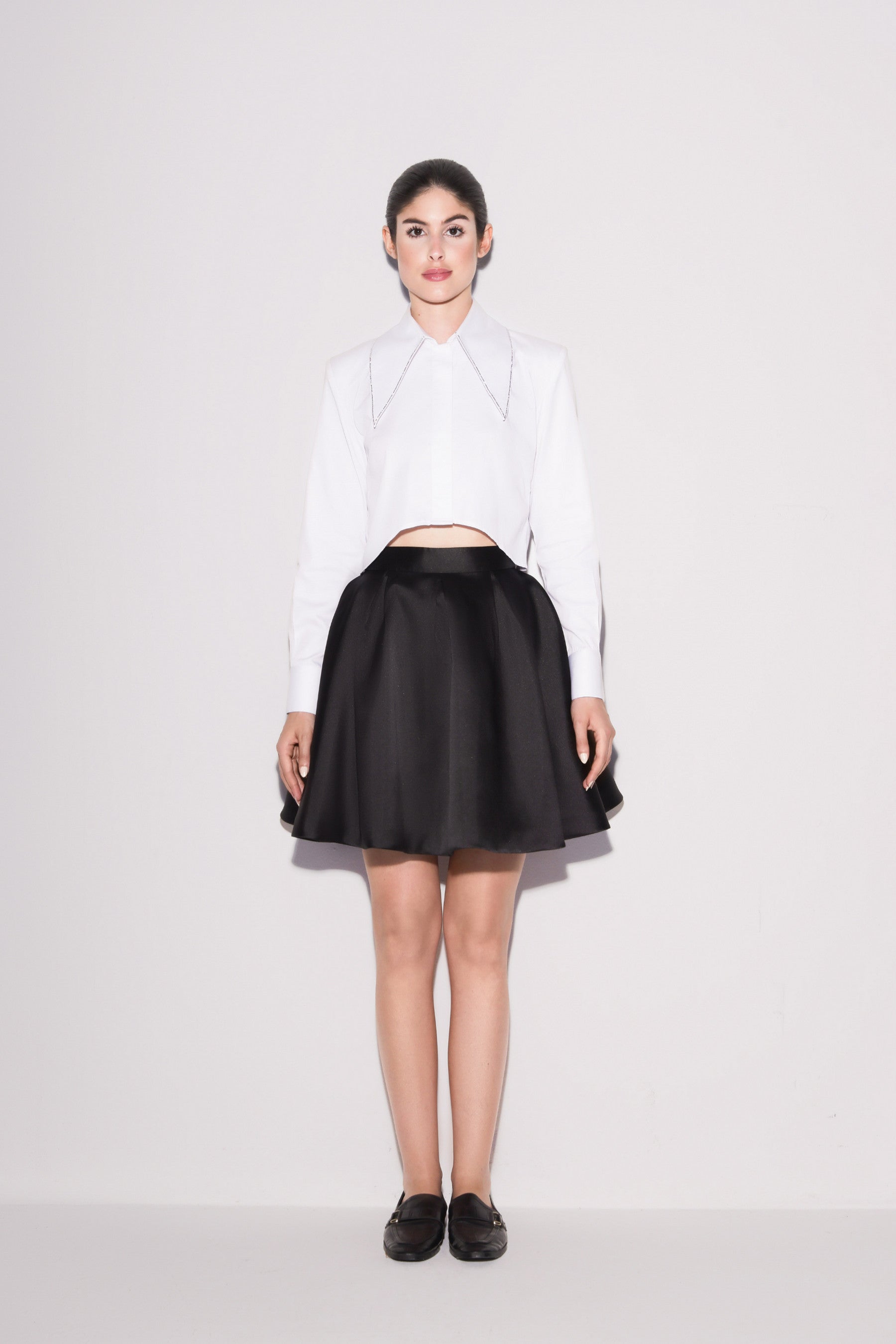 Elegance Mikado A-line Skirt