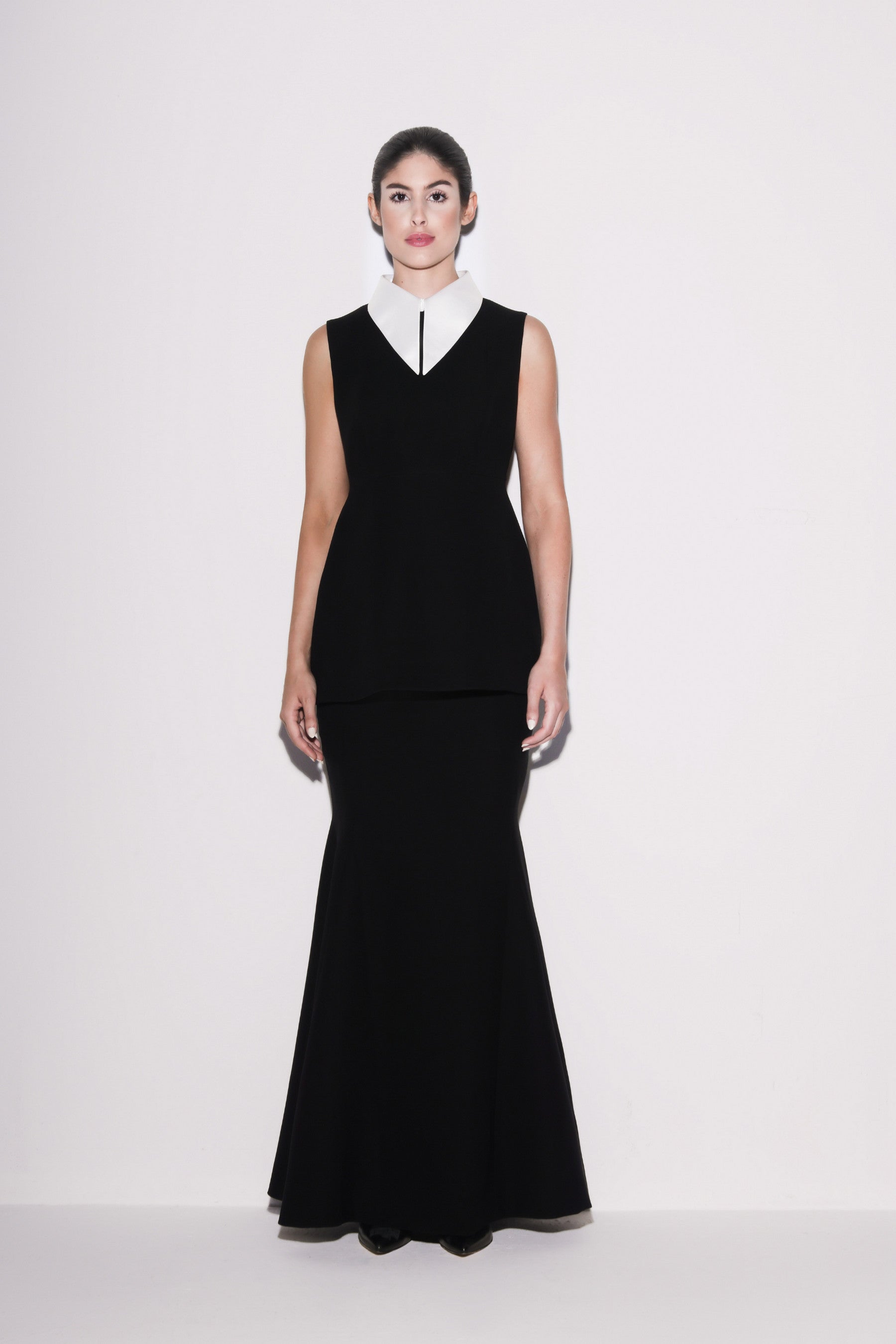 Signature Collared A-line Top