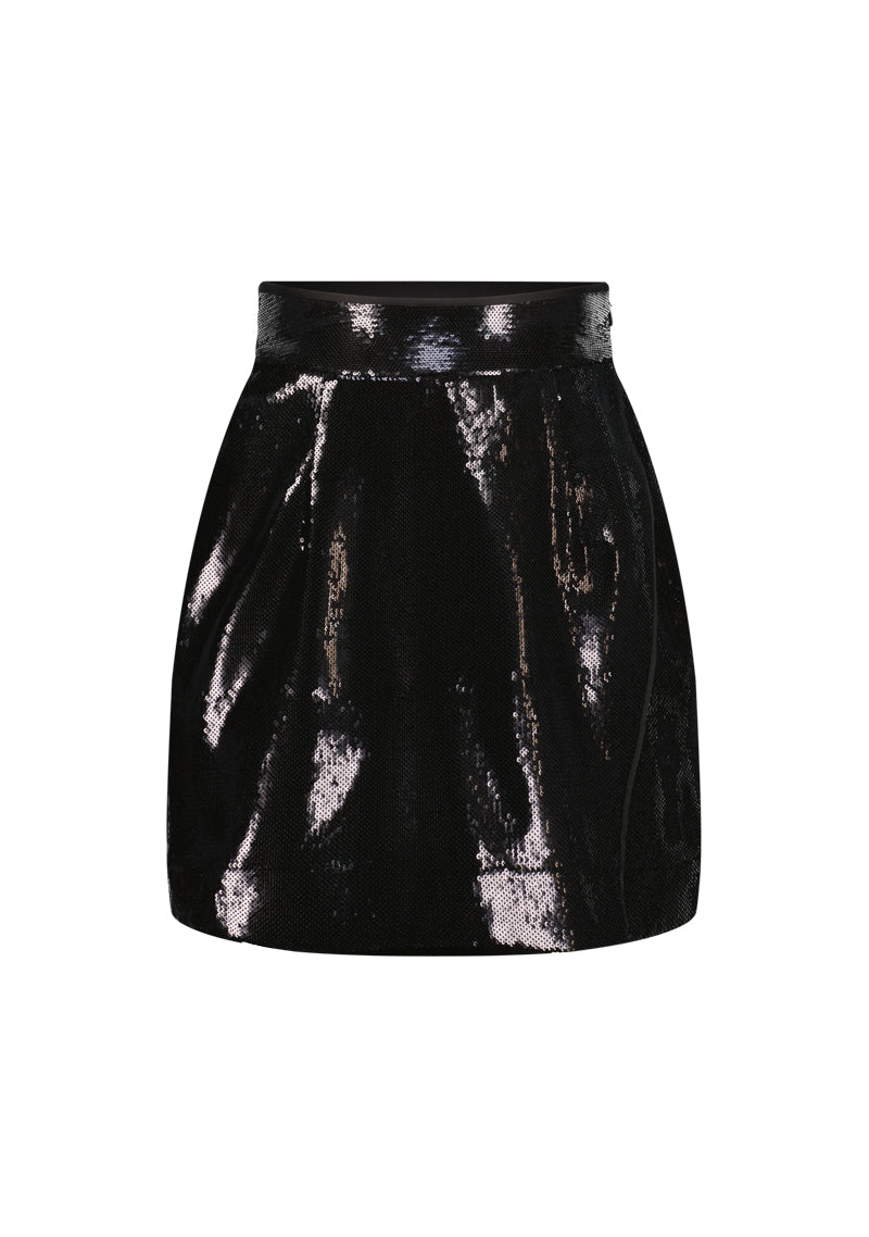 Oversized Blazer and Sequin Skirt Suit