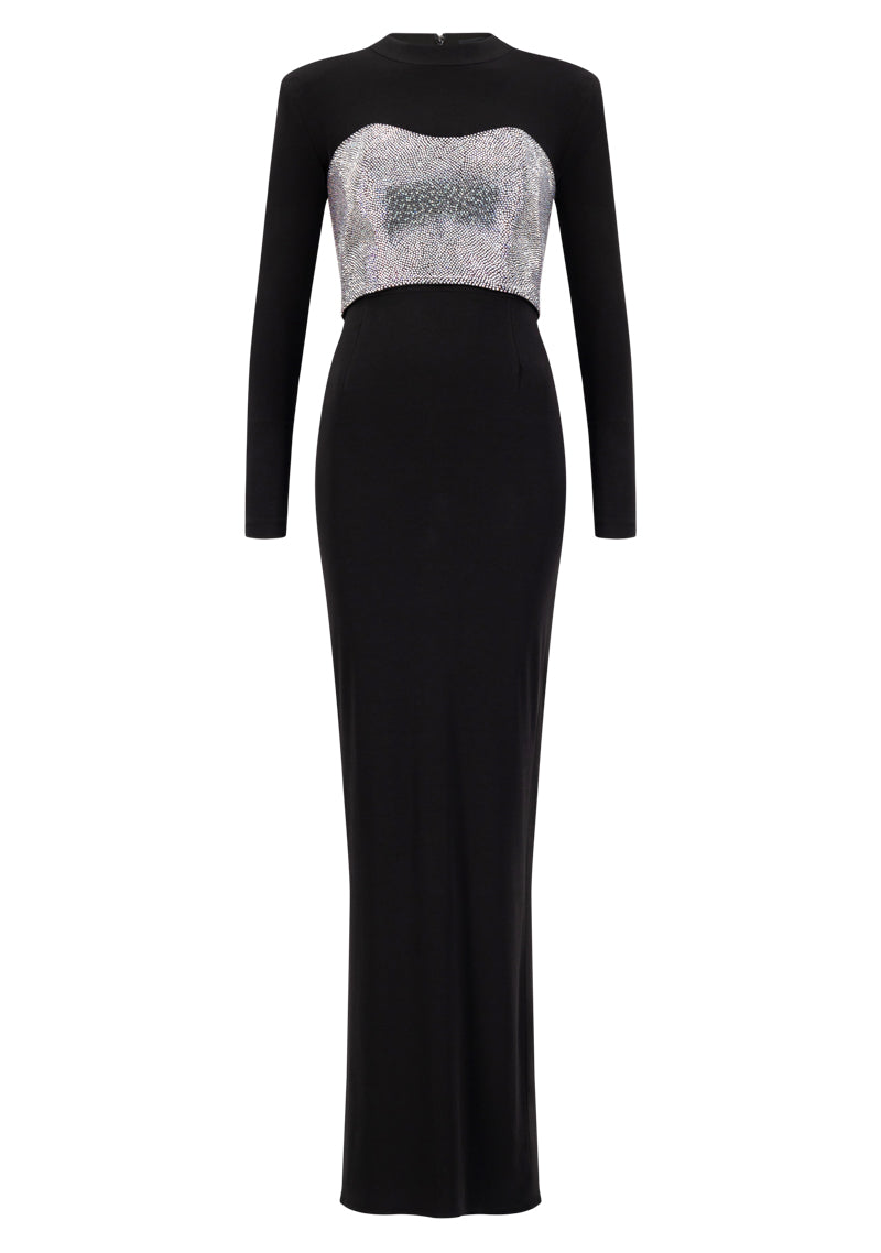 Jersey Bodycon Dress with Corset Detailing Co-Ord