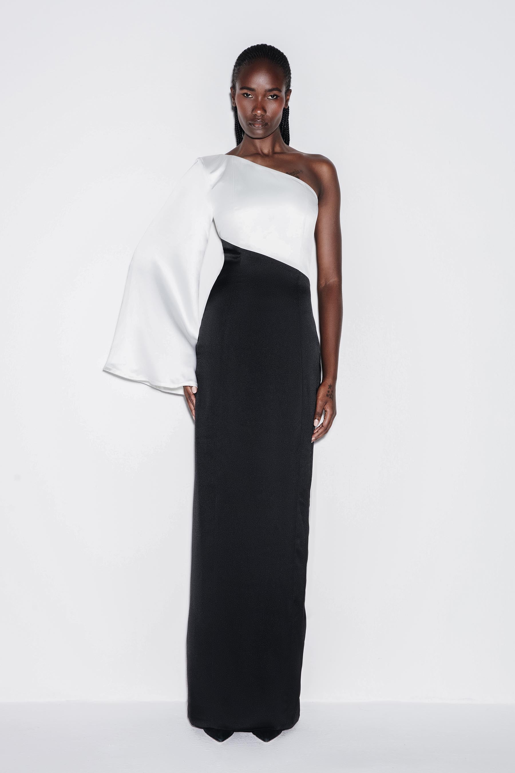 Satin Serenity Maxi Dress