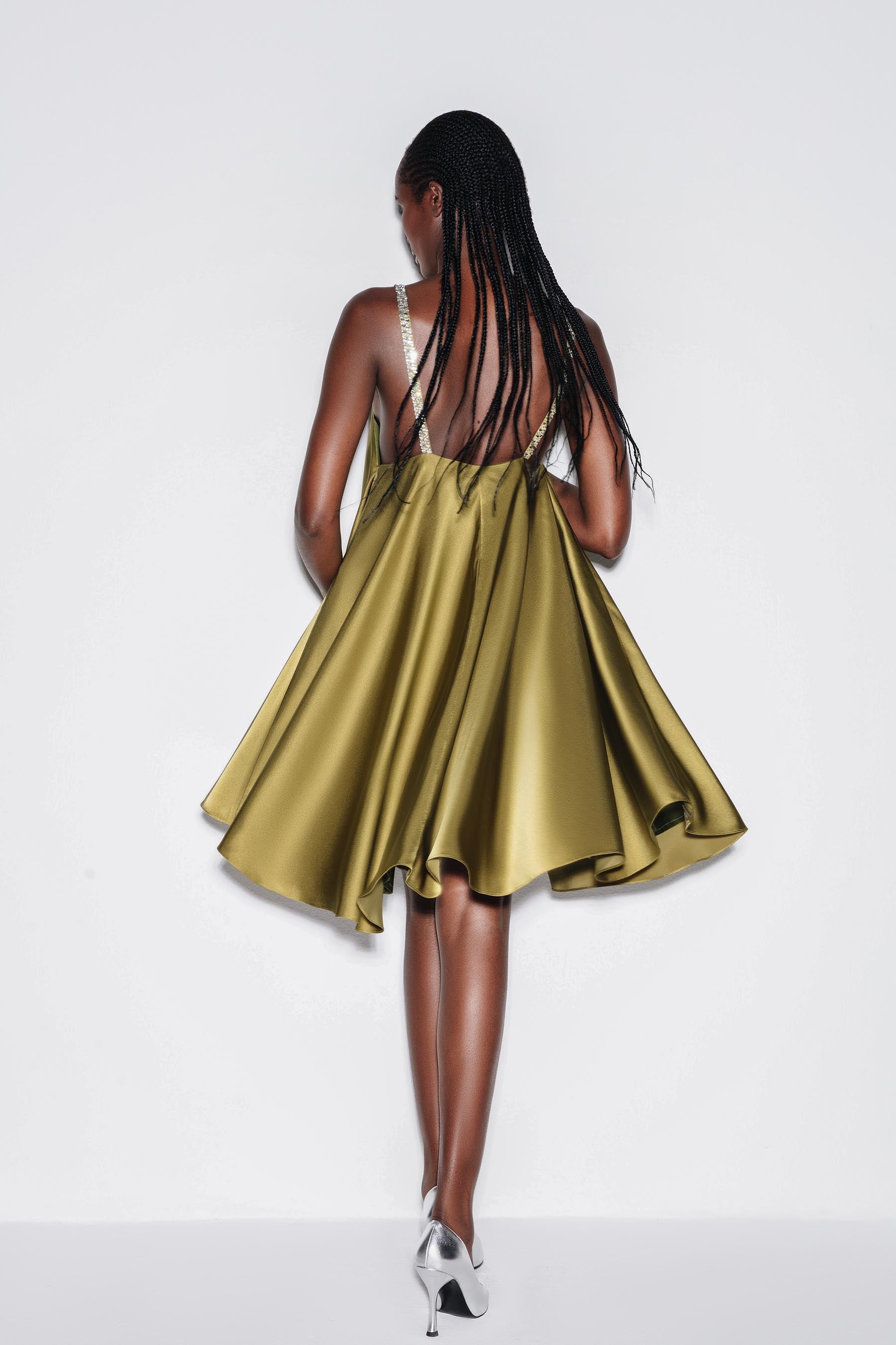 Crystal Sweetheart Mini Dress