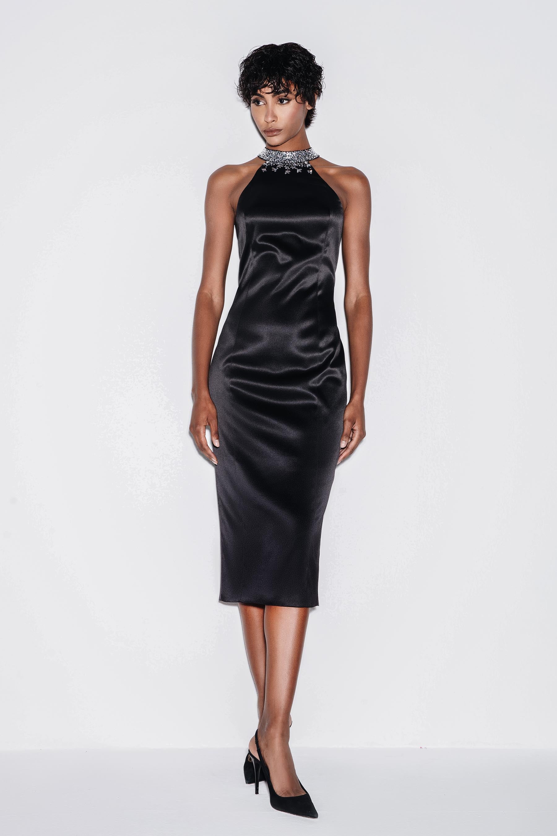 Crystal Chic Midi Dress