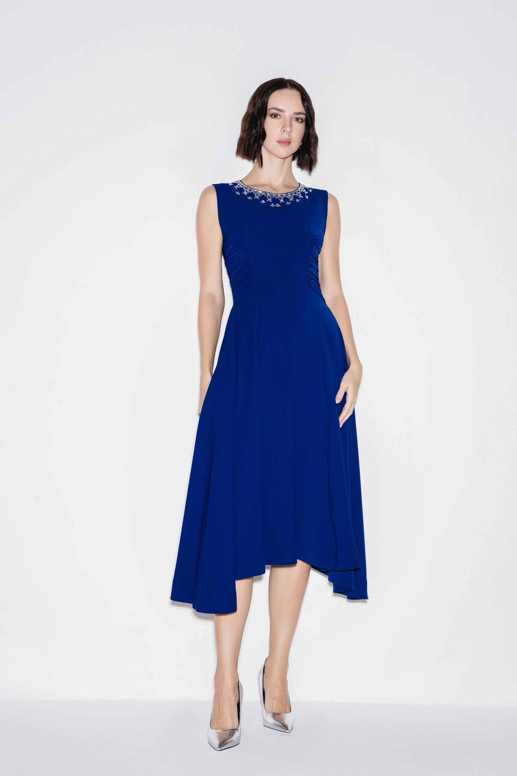 Glamour Flare Midi Dress