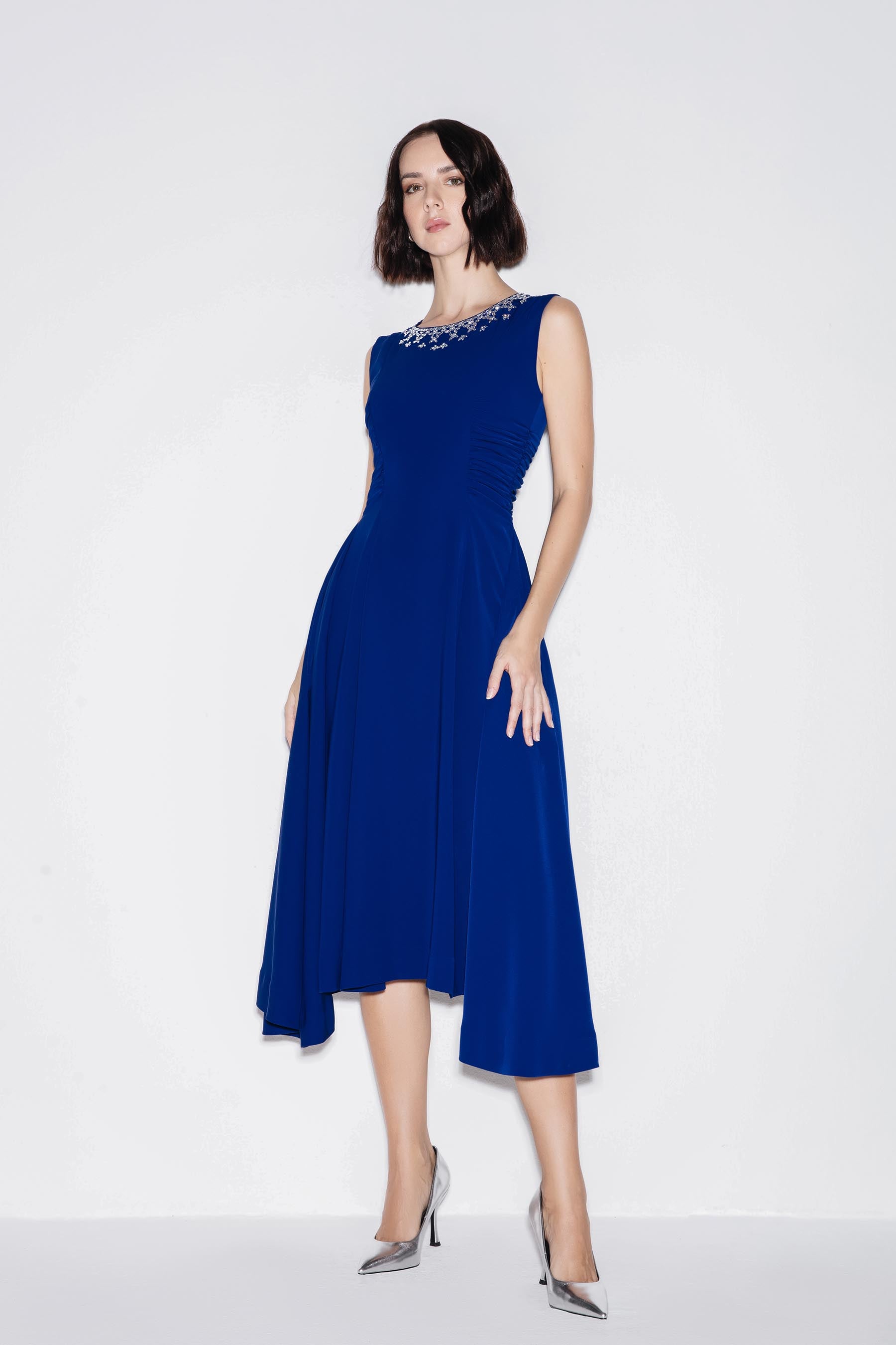 Glamour Flare Midi Dress