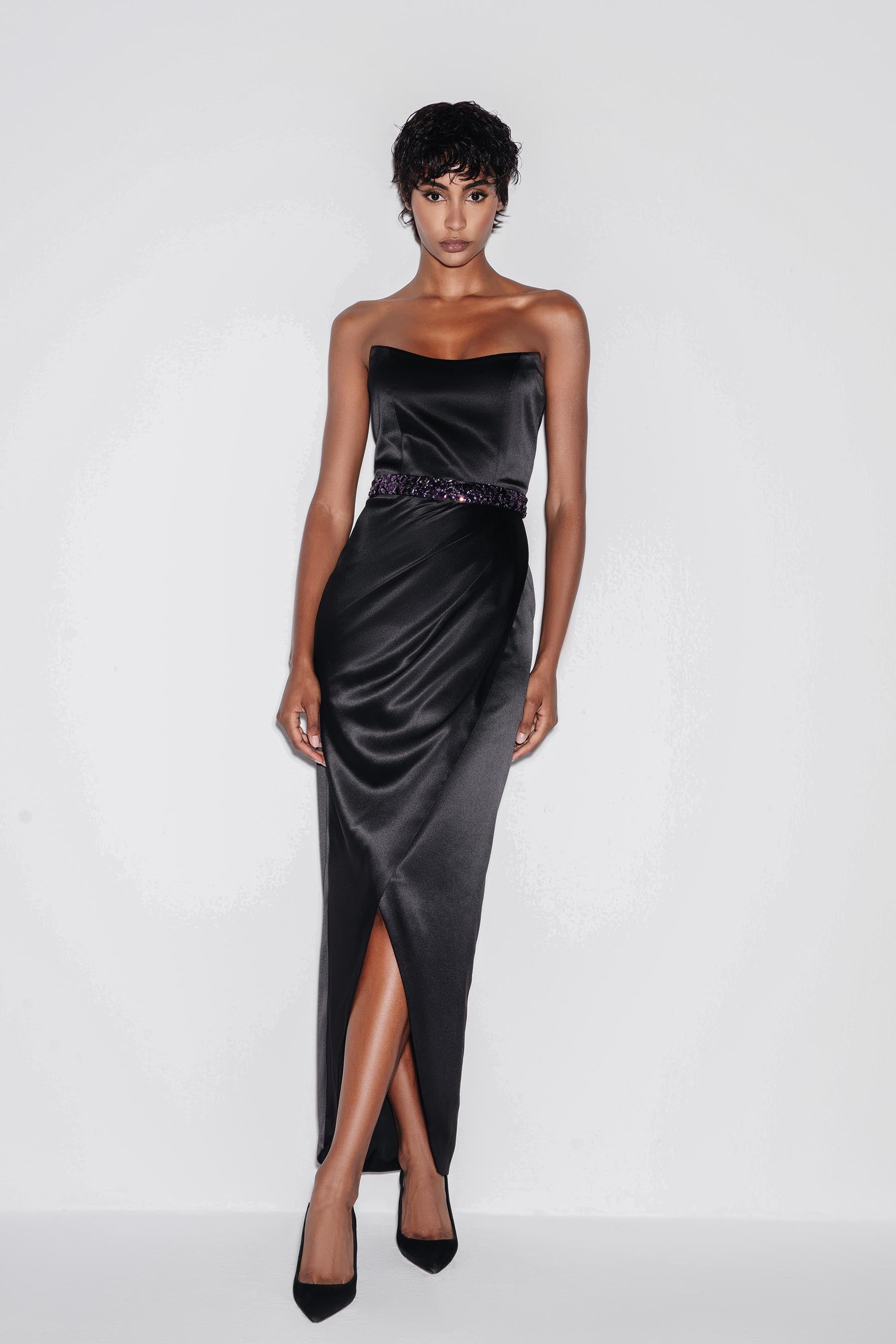 Glamour Curve Midi Dress