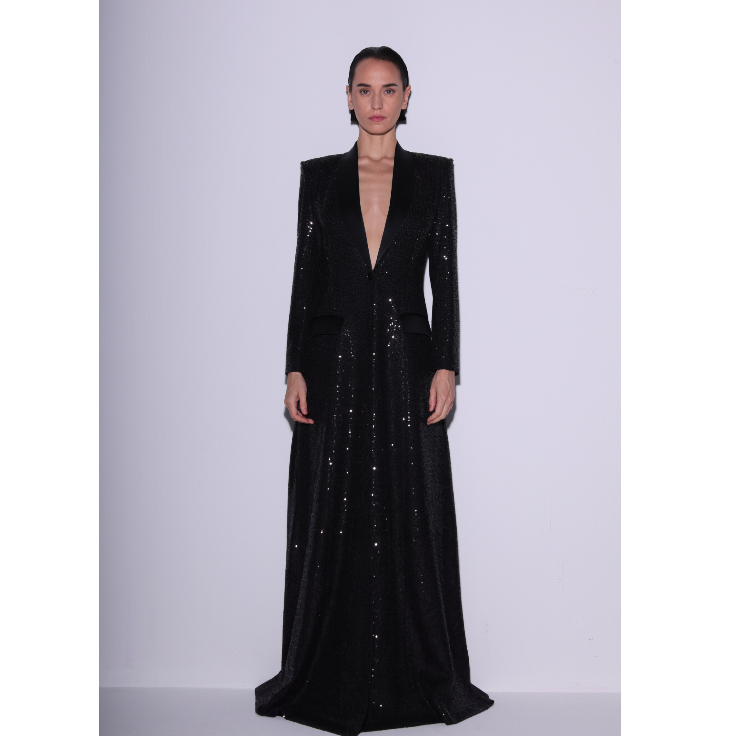 Radiant Elegance Sequin Coat