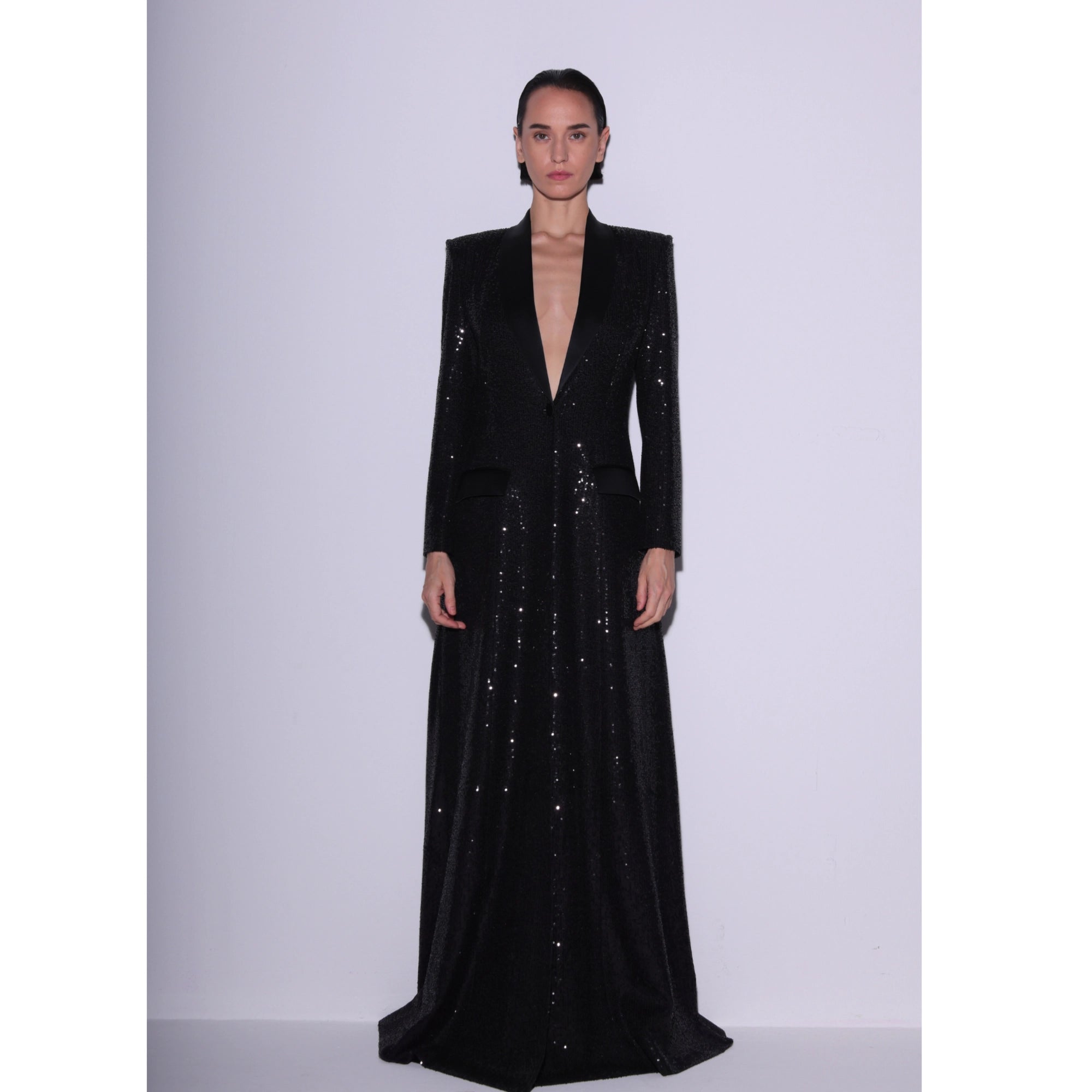 Radiant Elegance Sequin Coat