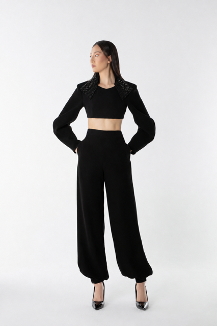 Crystal Cropped Top