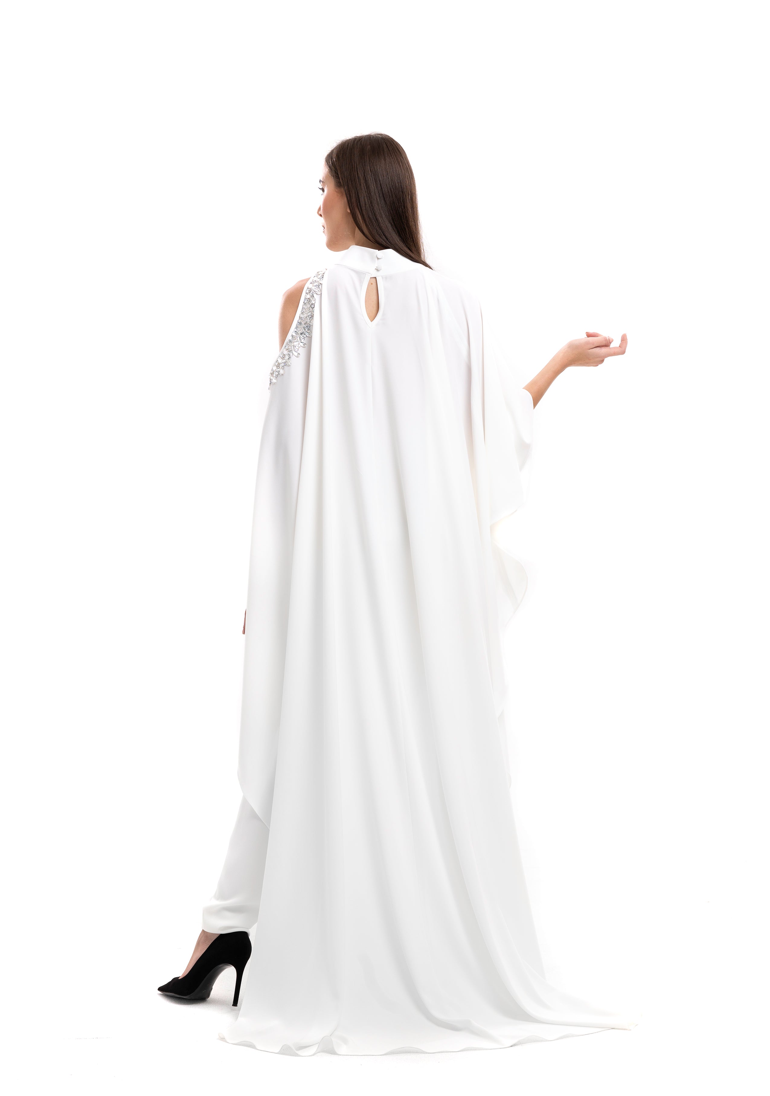 Lili Blanc's Iconic Crystal Cape Set