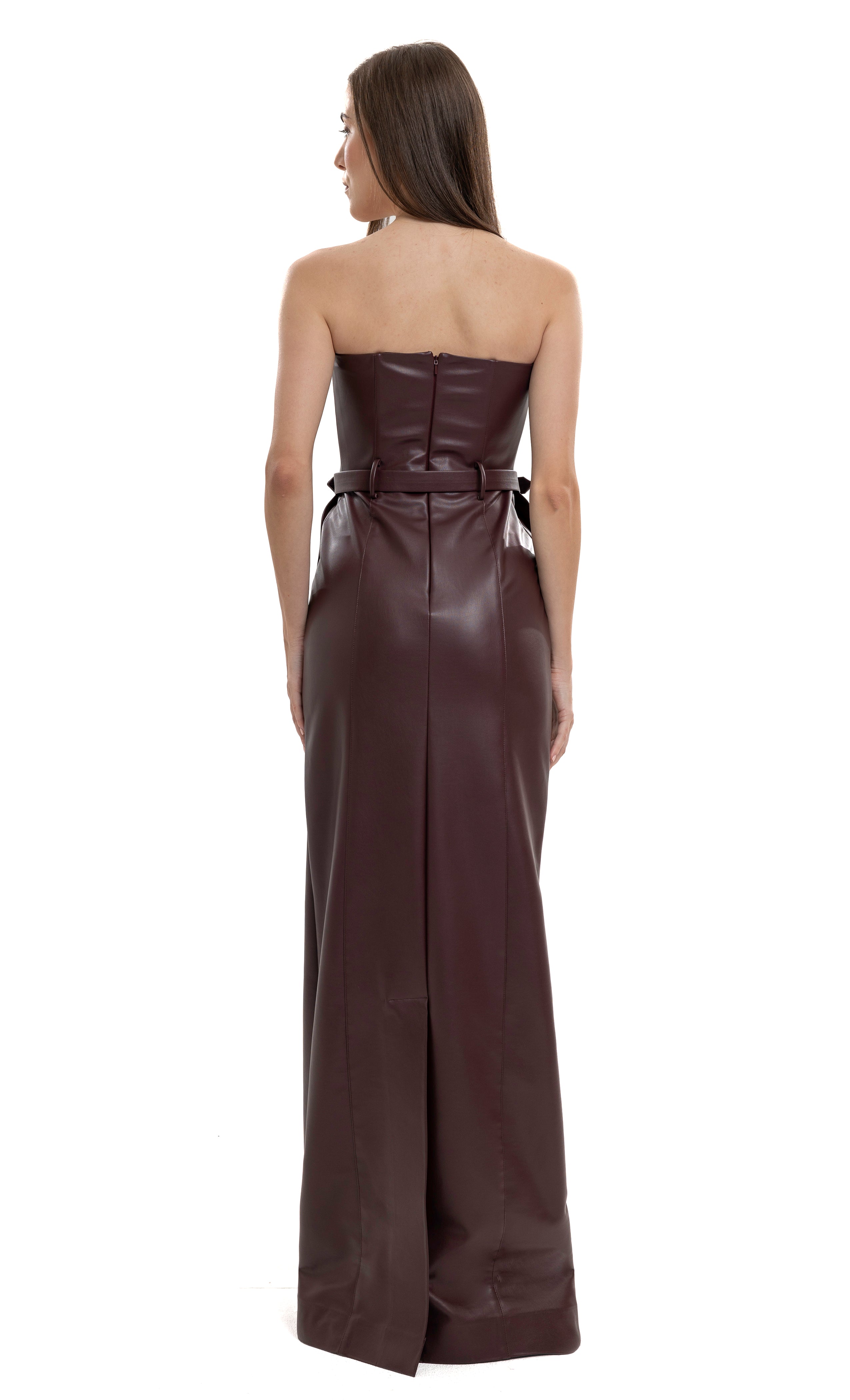 Lili Blanc's Vegan Leather Dress