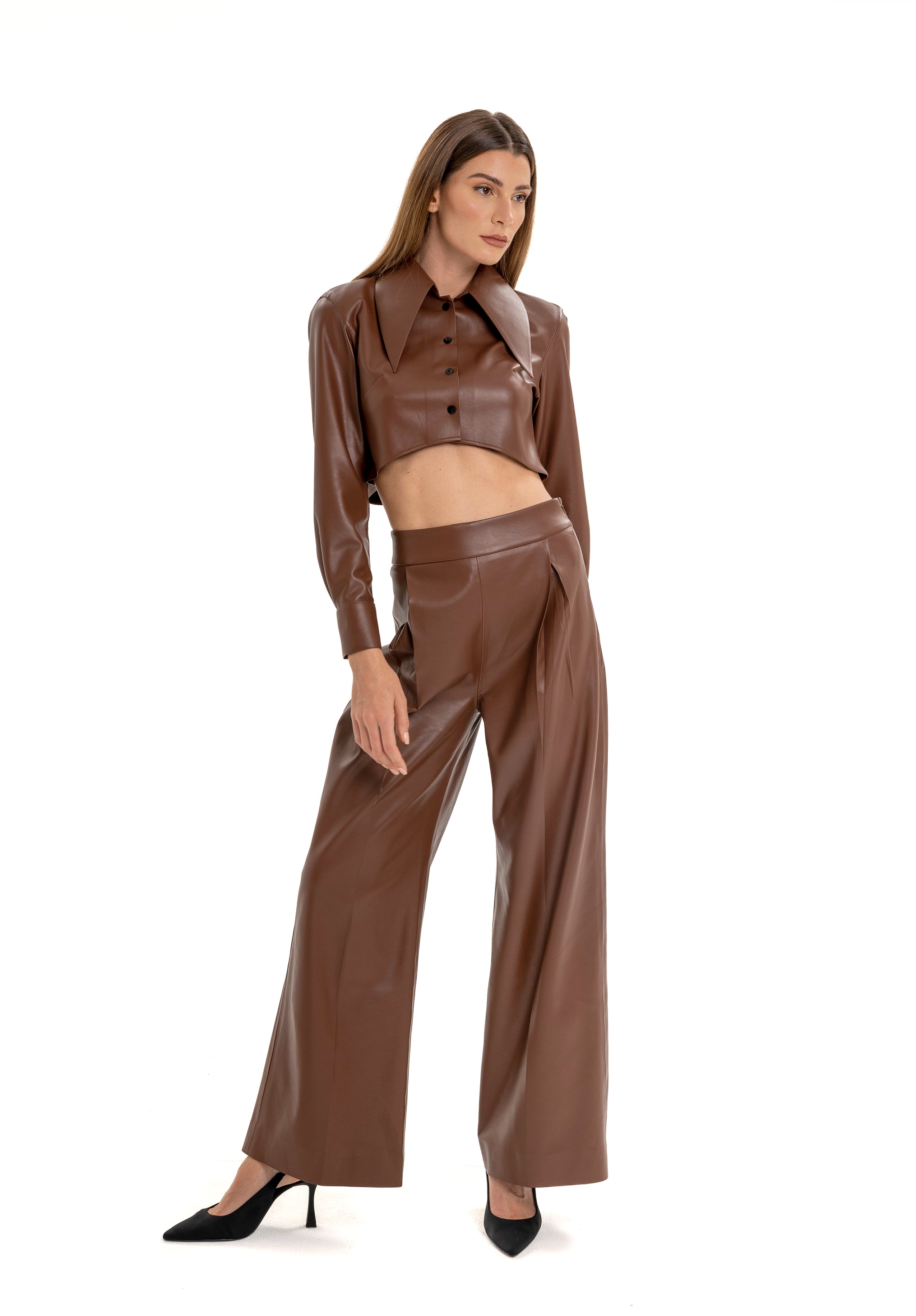 Lili Blanc's Iconic Vegan Leather Co-Ord