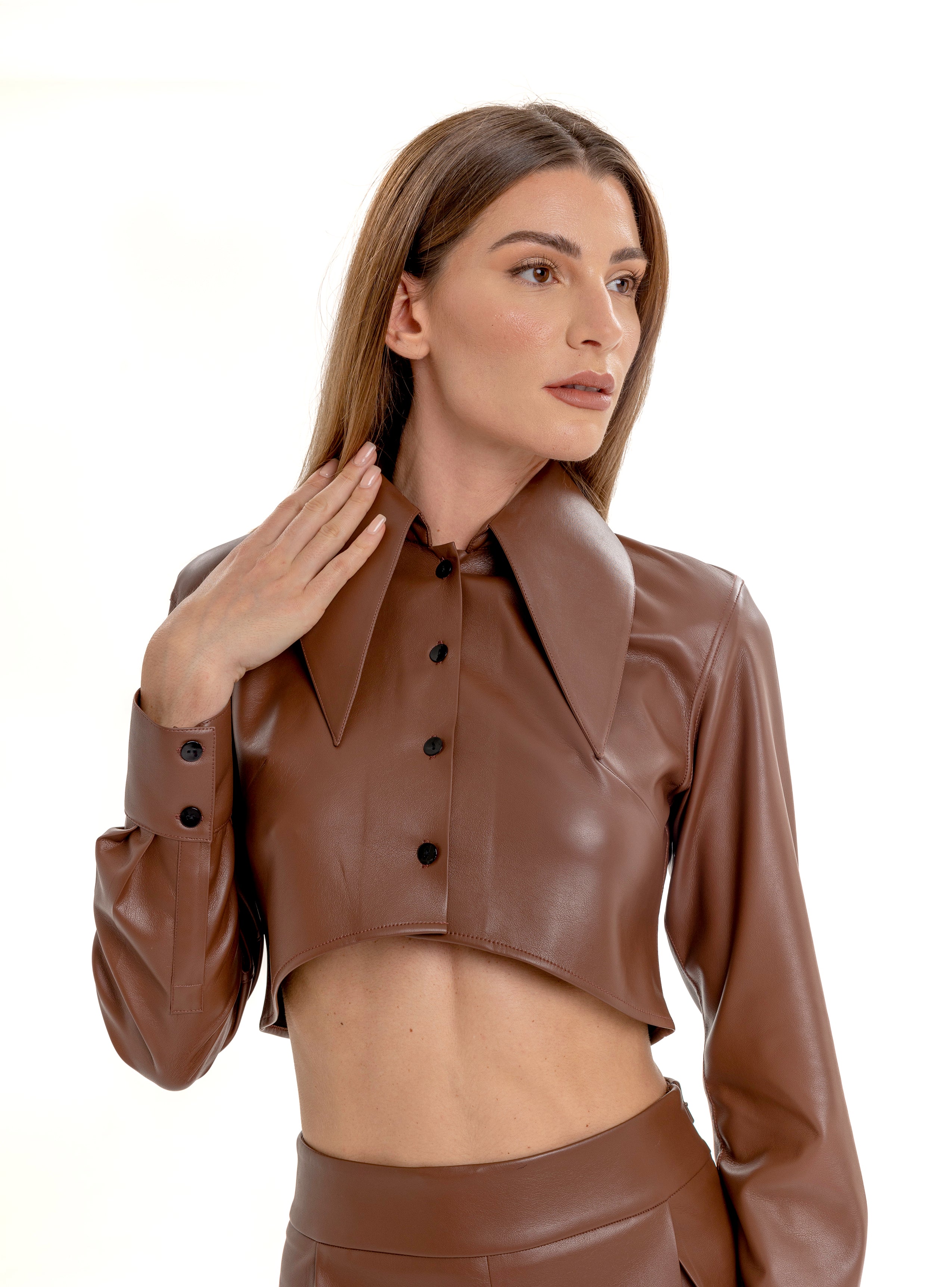 Lili Blanc's Iconic Vegan Leather Co-Ord