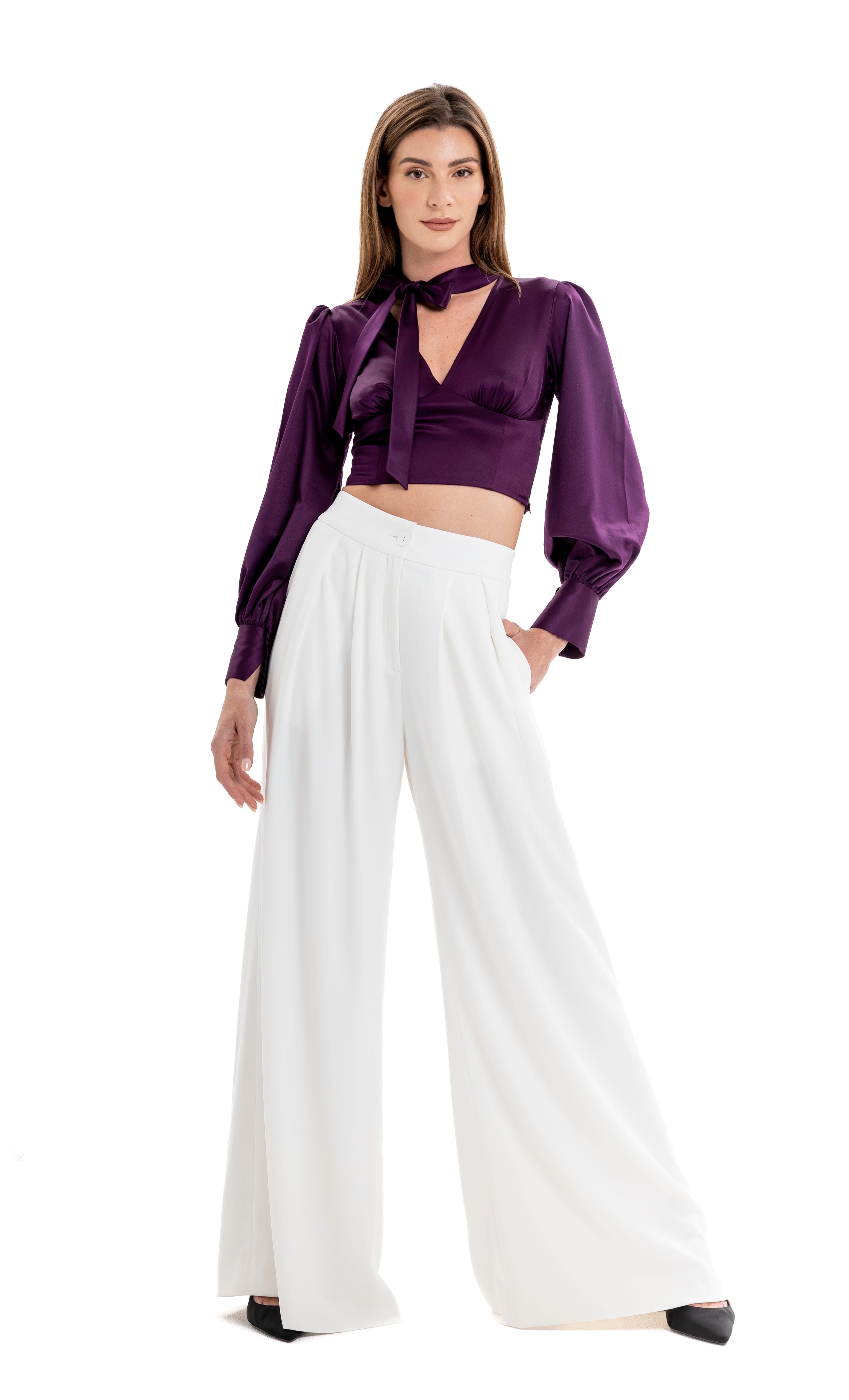 Lili Blanc's Wide Trousers