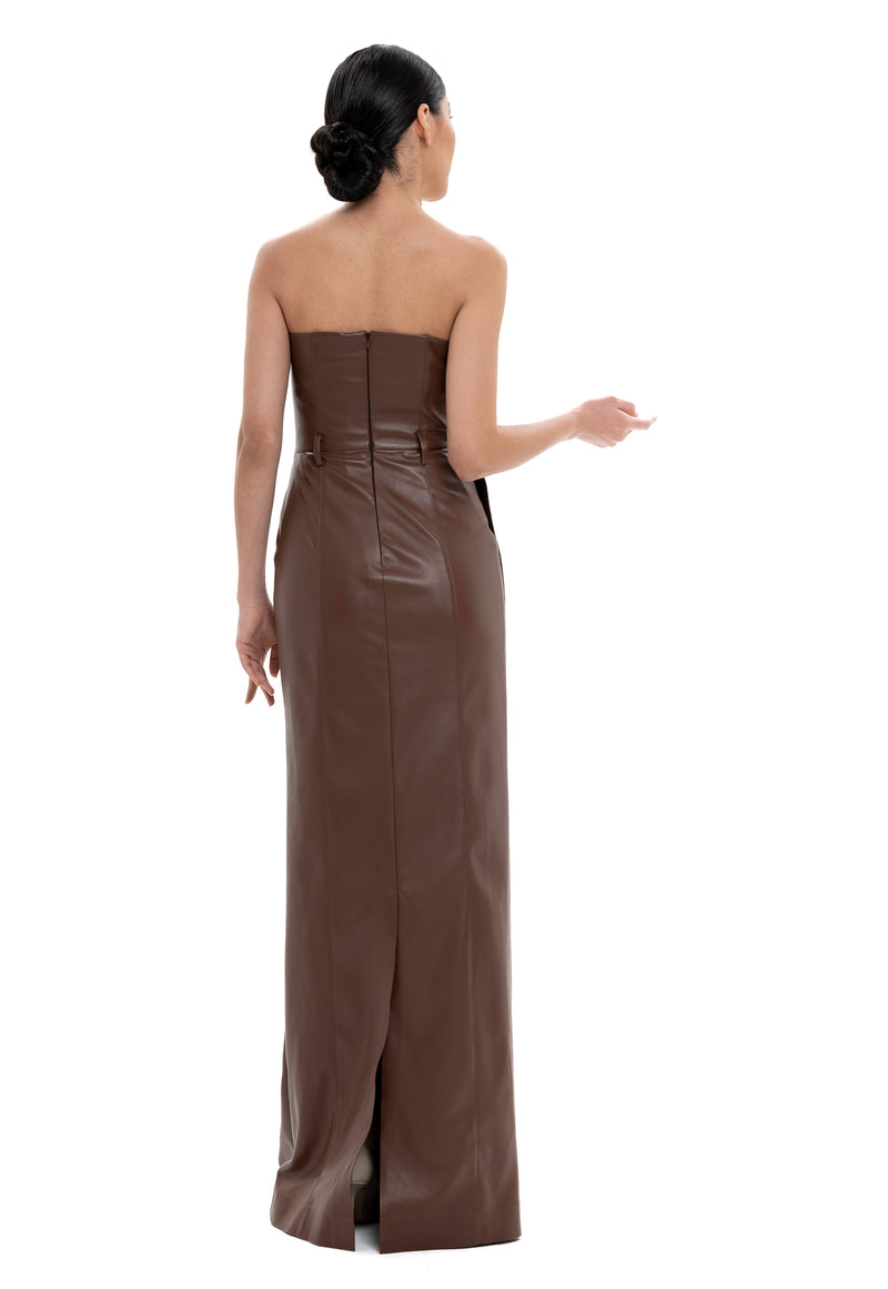 Lili Blanc's Vegan Leather Dress