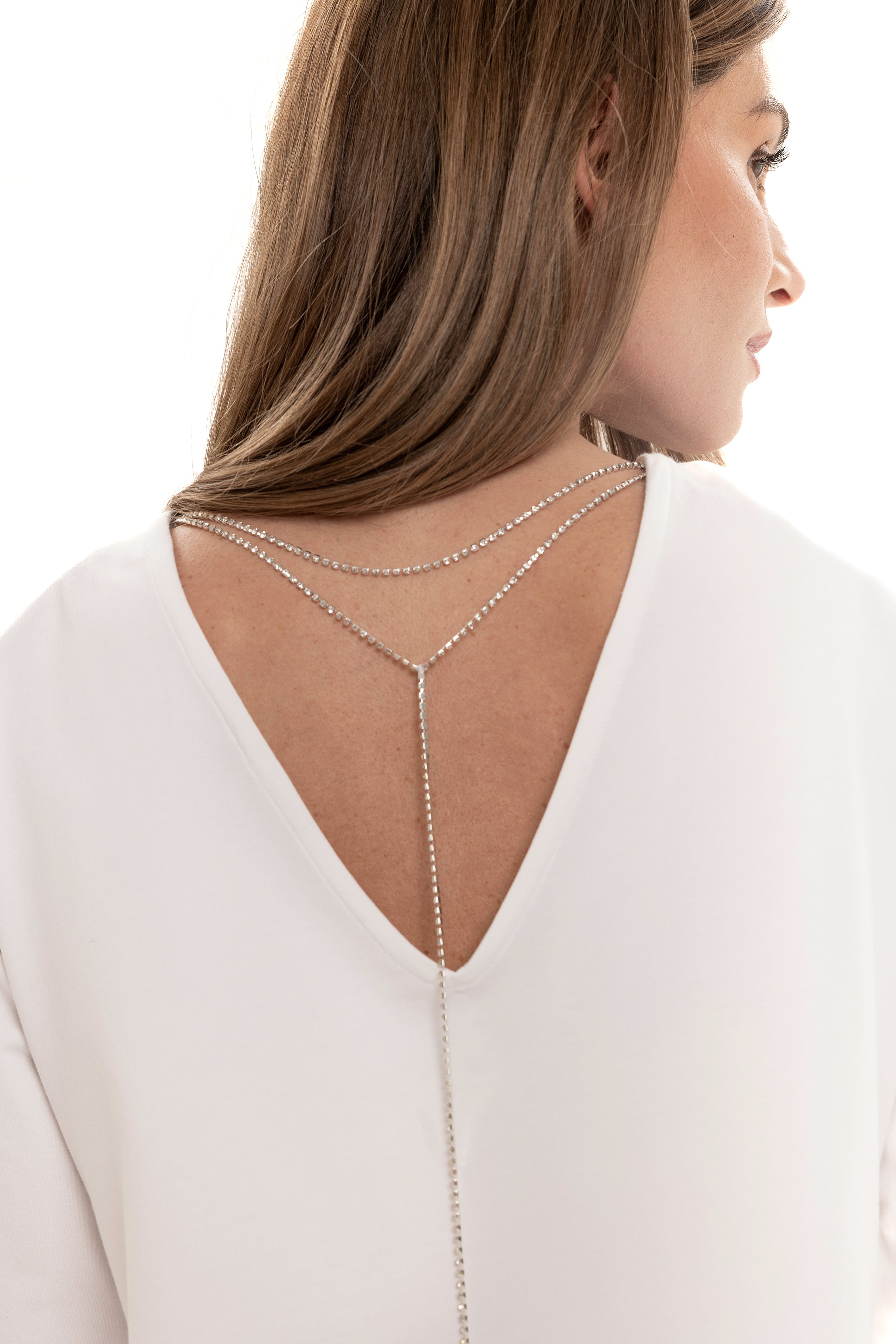 Lili's Oversized Crystal Shirt Dress