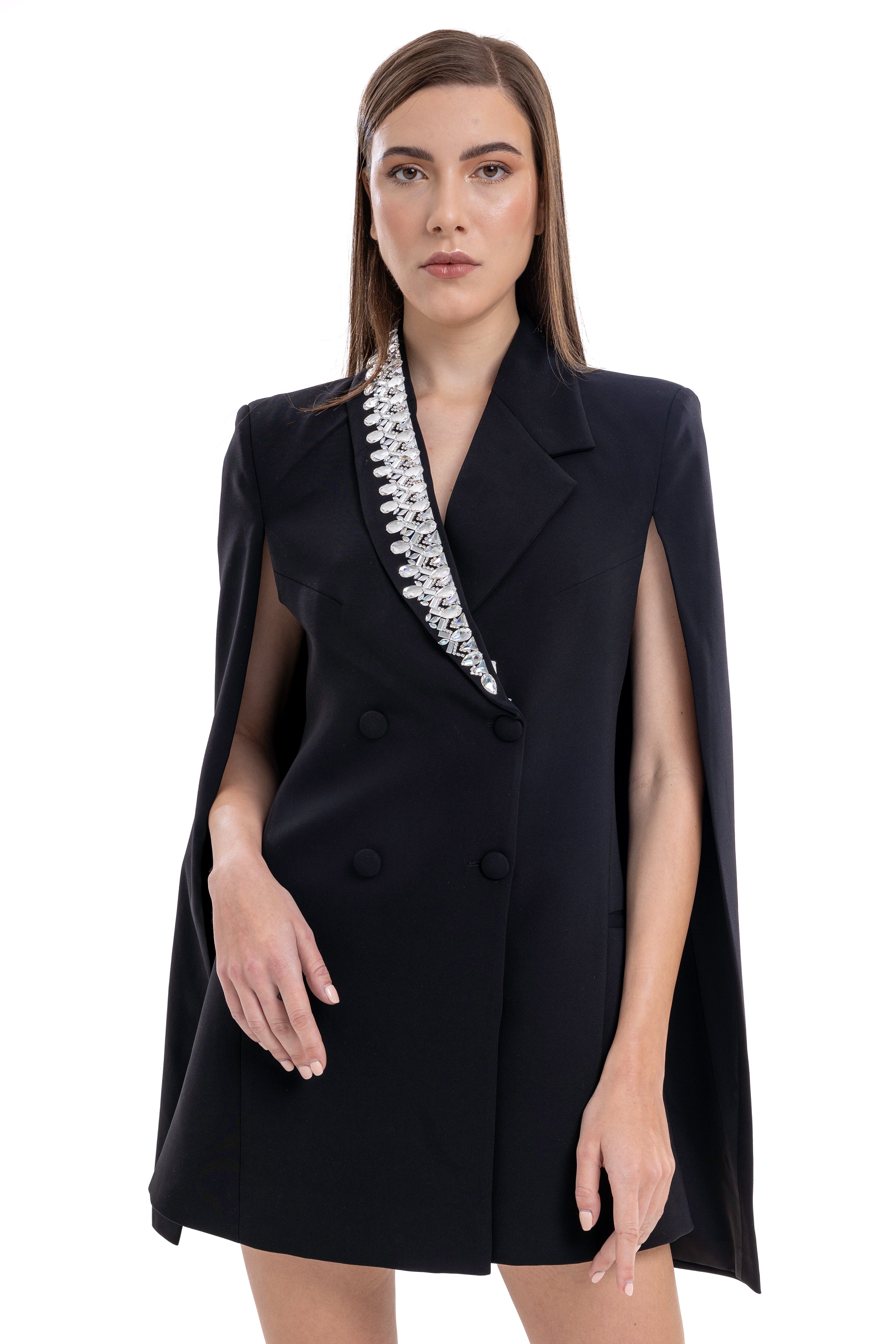 Lili Blanc's Iconic Crystal Cape