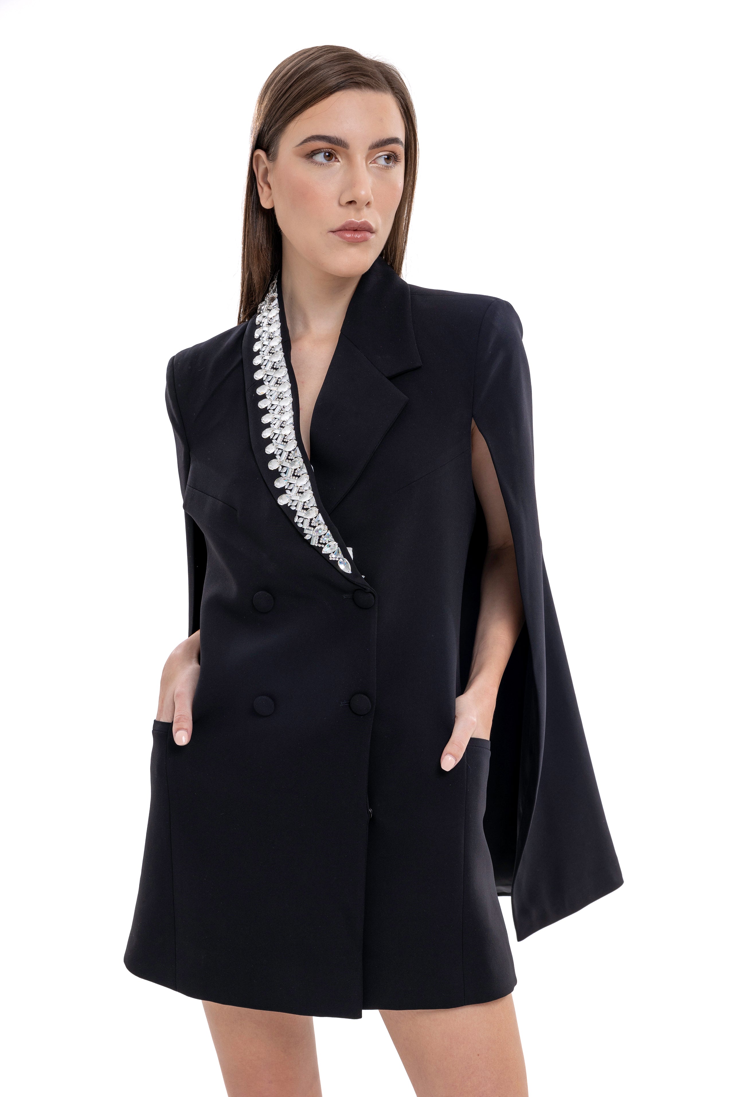 Lili Blanc's Iconic Crystal Cape