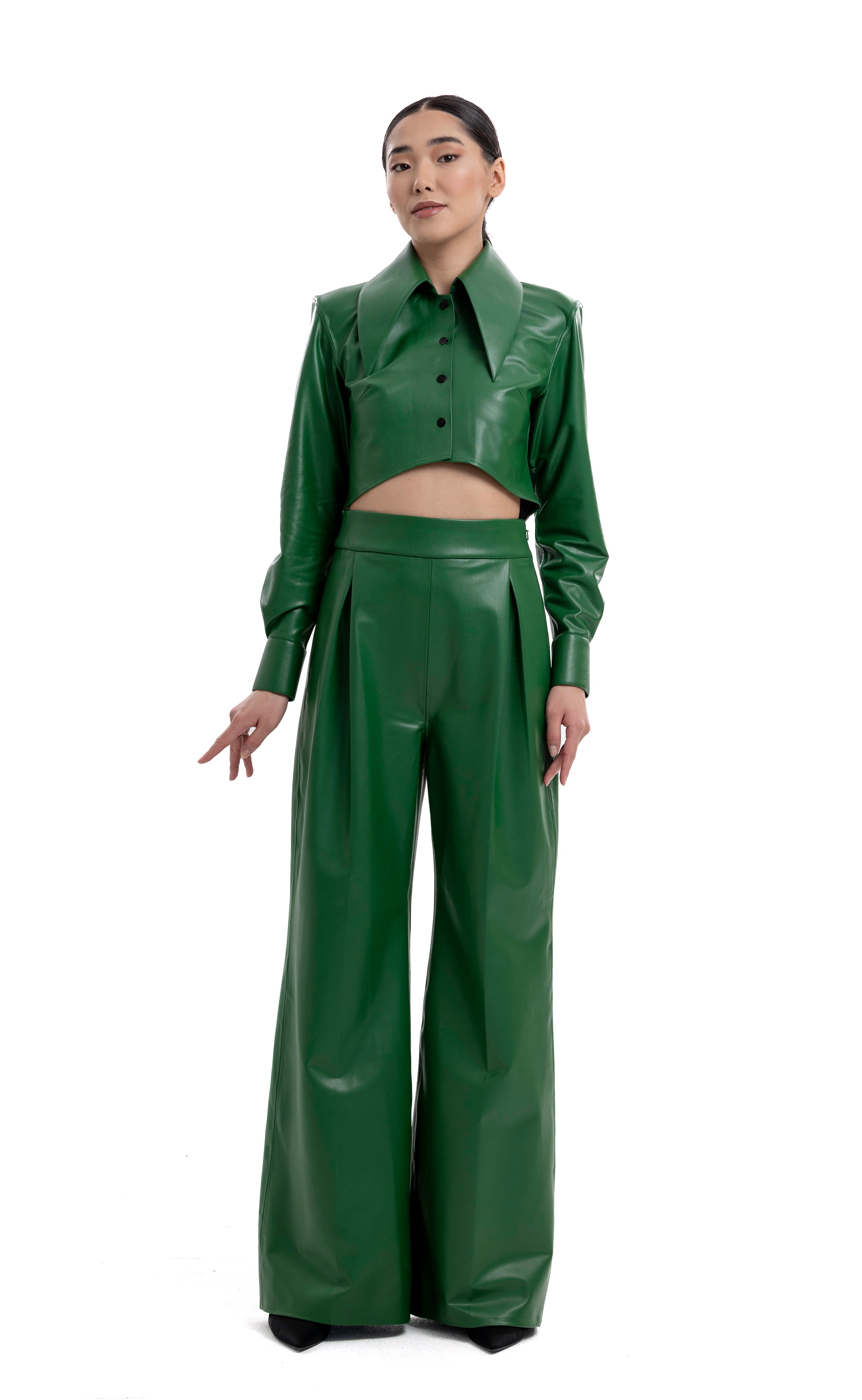 Lili Blanc's Iconic Vegan Leather Co-Ord