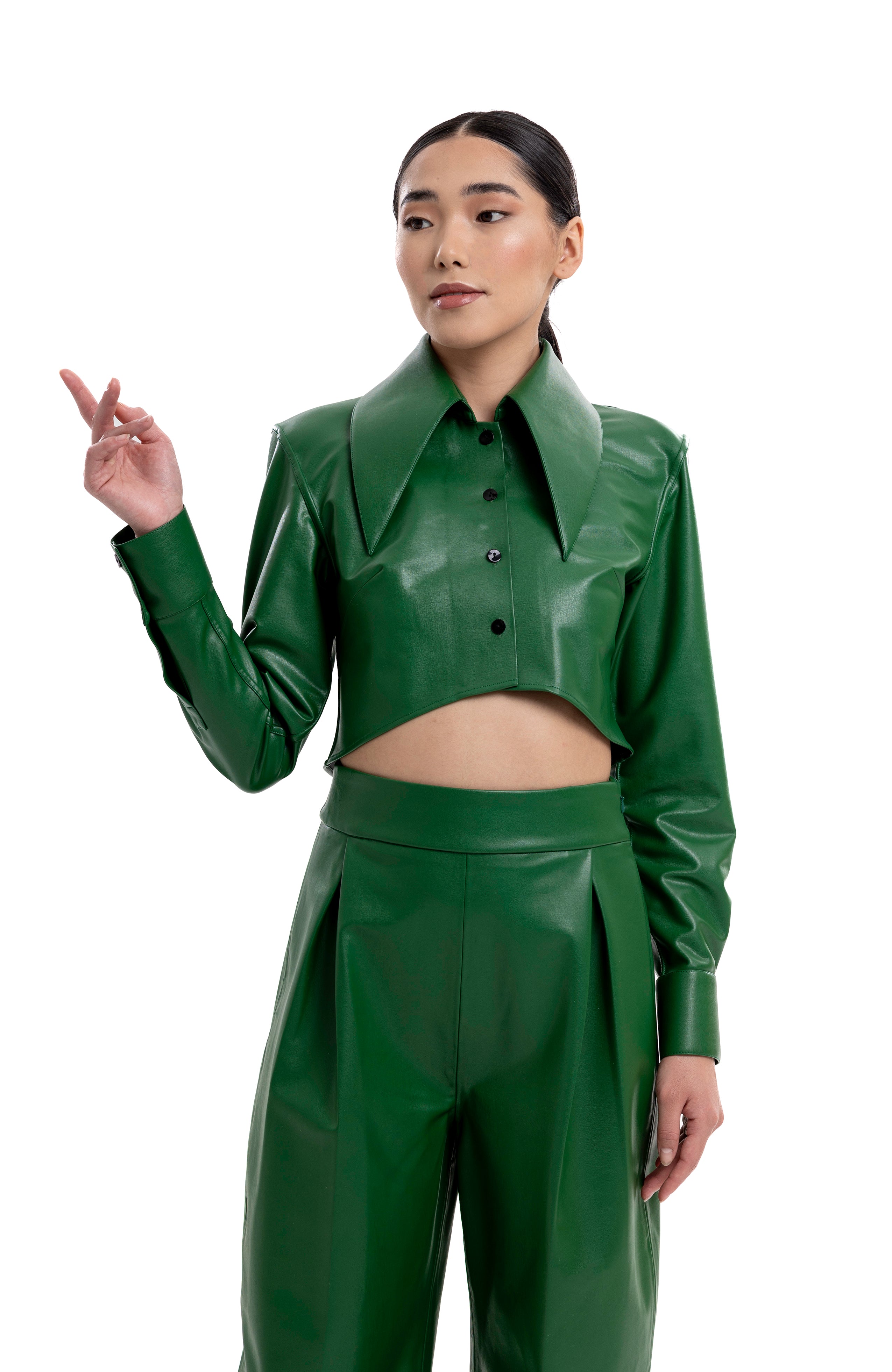 Lili Blanc's Iconic Vegan Leather Co-Ord