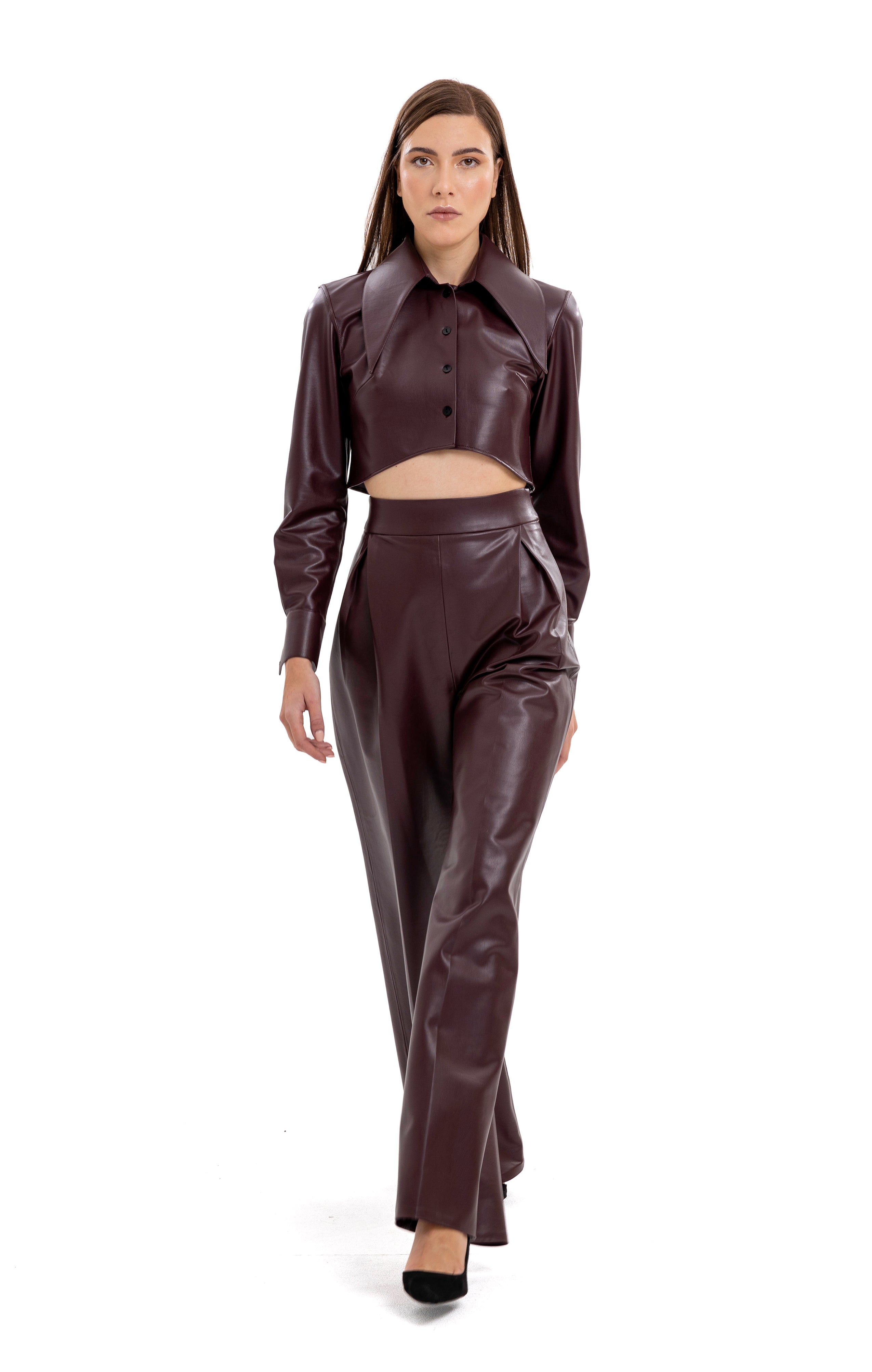 Lili Blanc's Iconic Vegan Leather Co-Ord