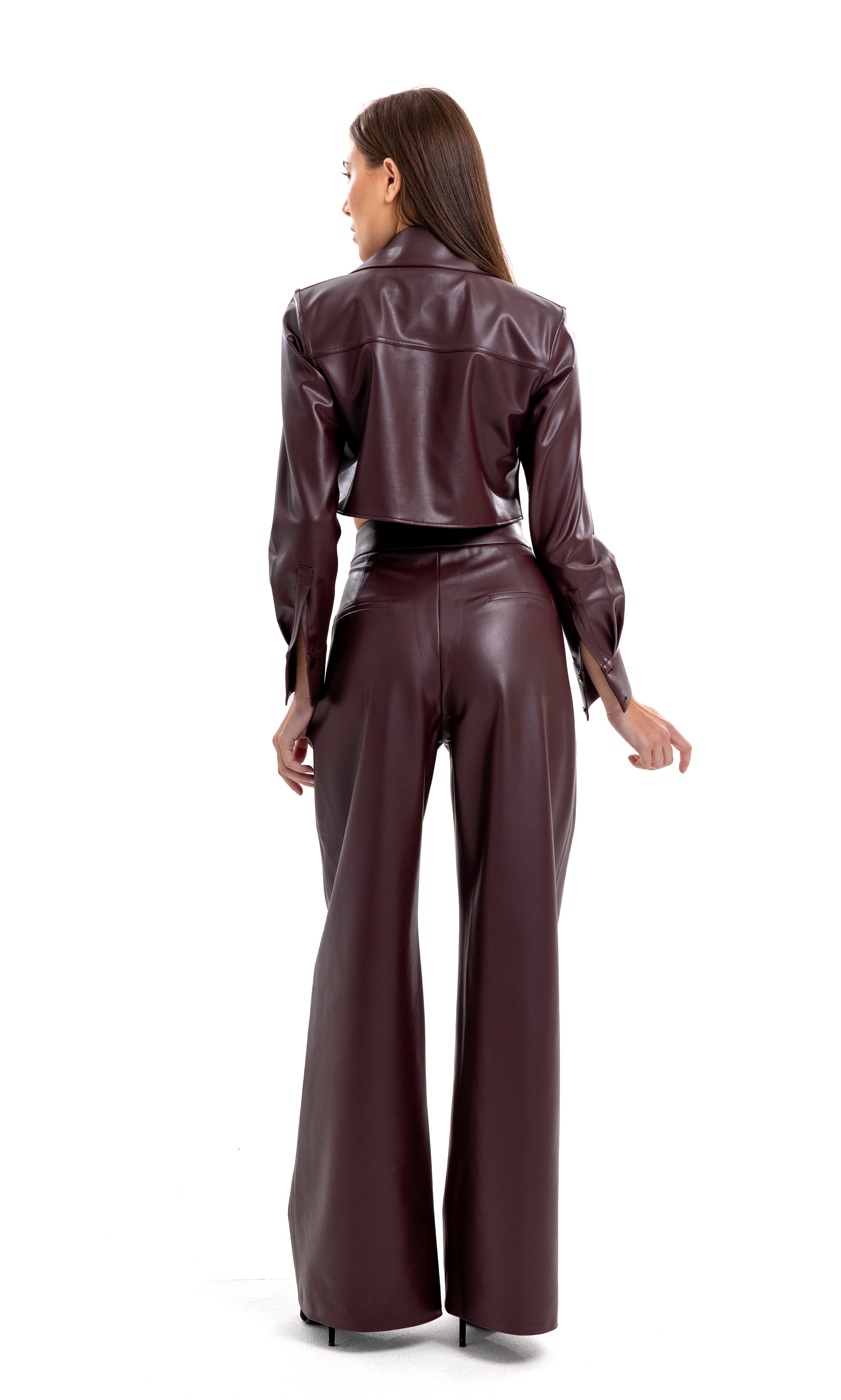 Lili Blanc's Iconic Vegan Leather Co-Ord