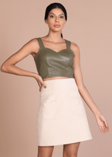 SWEETHEART CROP TOP
