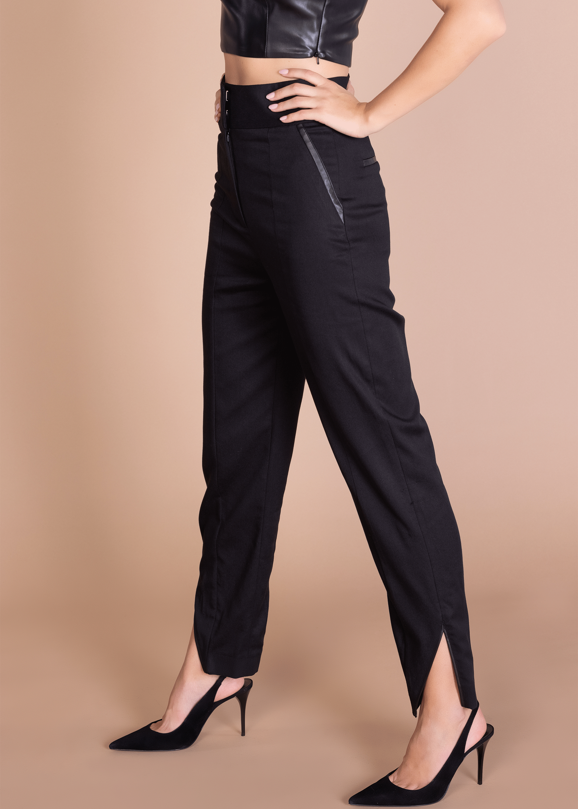 LILI'S NOTCHED COLLAR TROUSER (B2B)