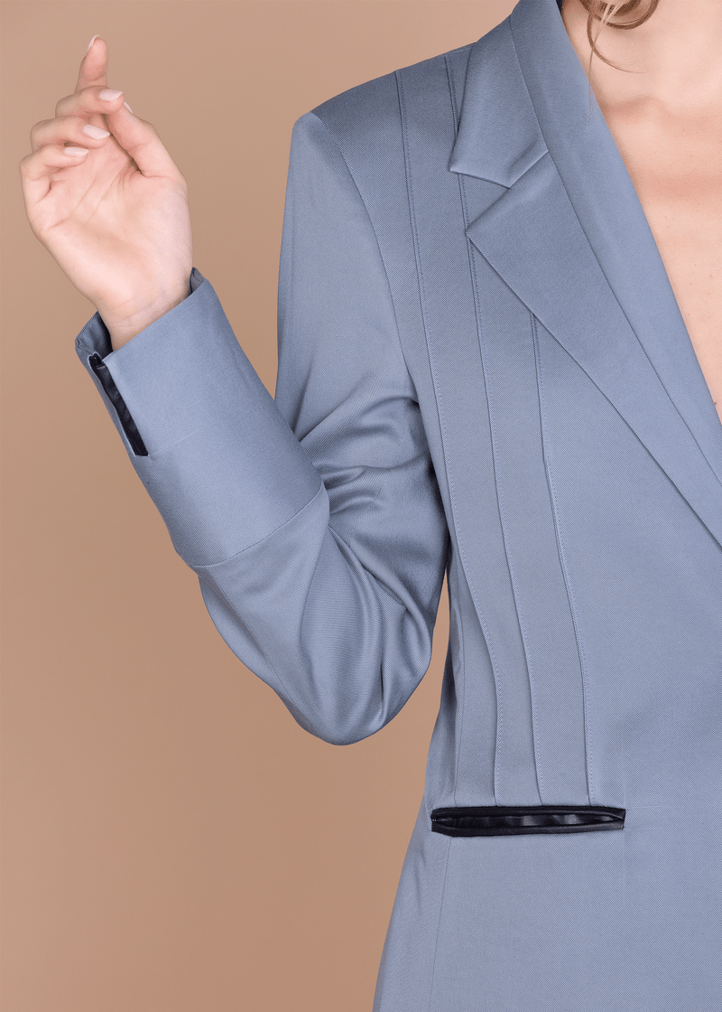 Notched Collar Blazer for women, Liliblanc Fashion Dubai